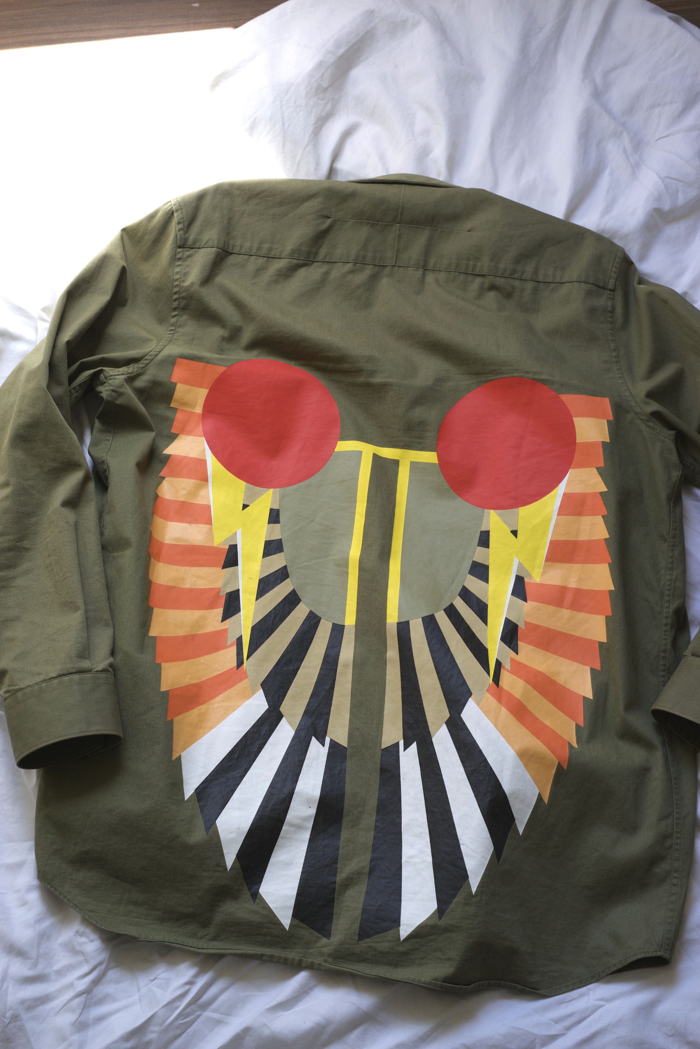 Givenchy Givenchy Paris — Olive Graphic Overshirt SS17, Size 40 Size US M / EU 48-50 / 2 - 1 Thumbnail