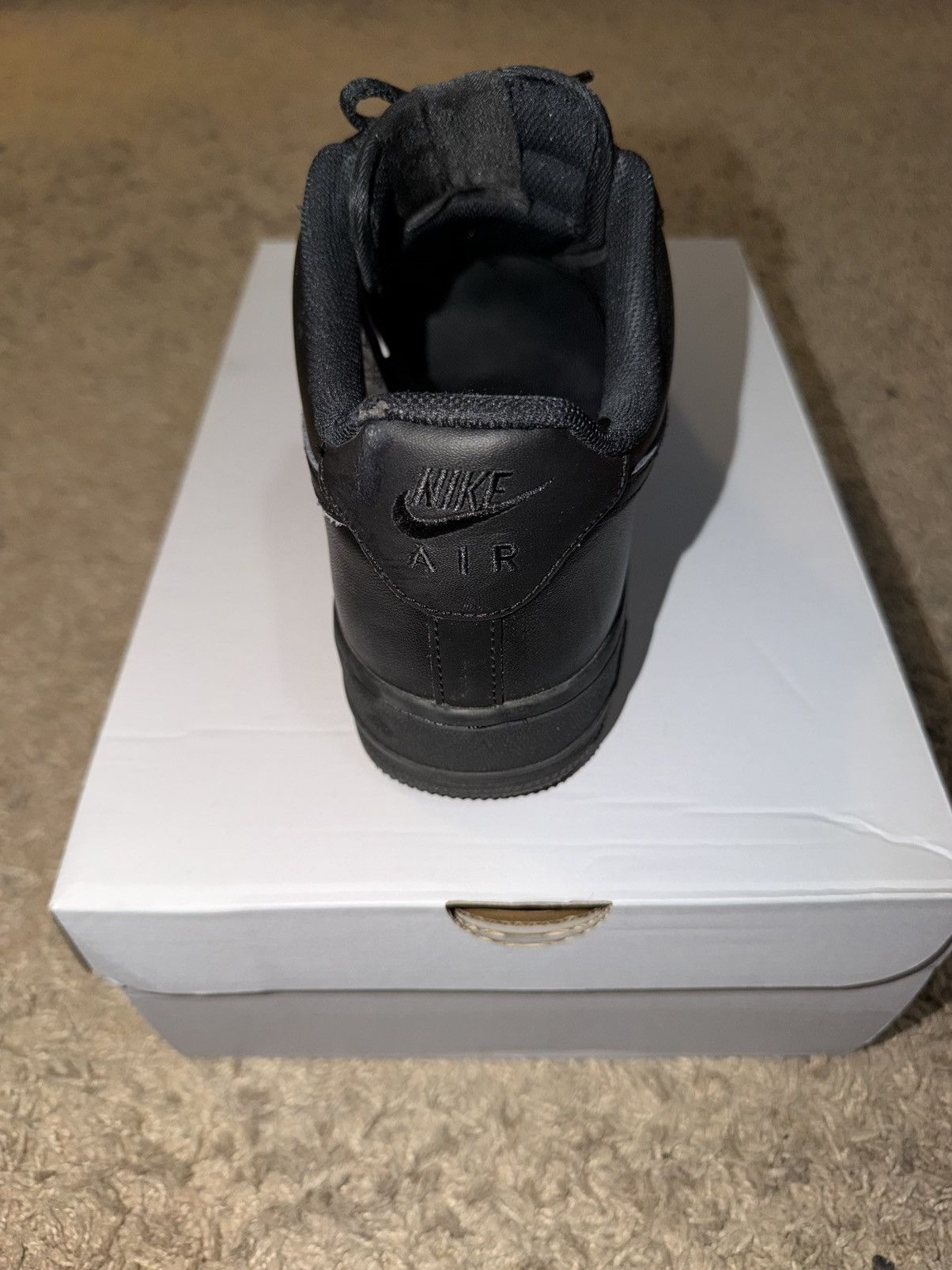 Nike Nike Air Force 1 ‘07’Triple Black’ Size US 9.5 / EU 42-43 - 4 Thumbnail