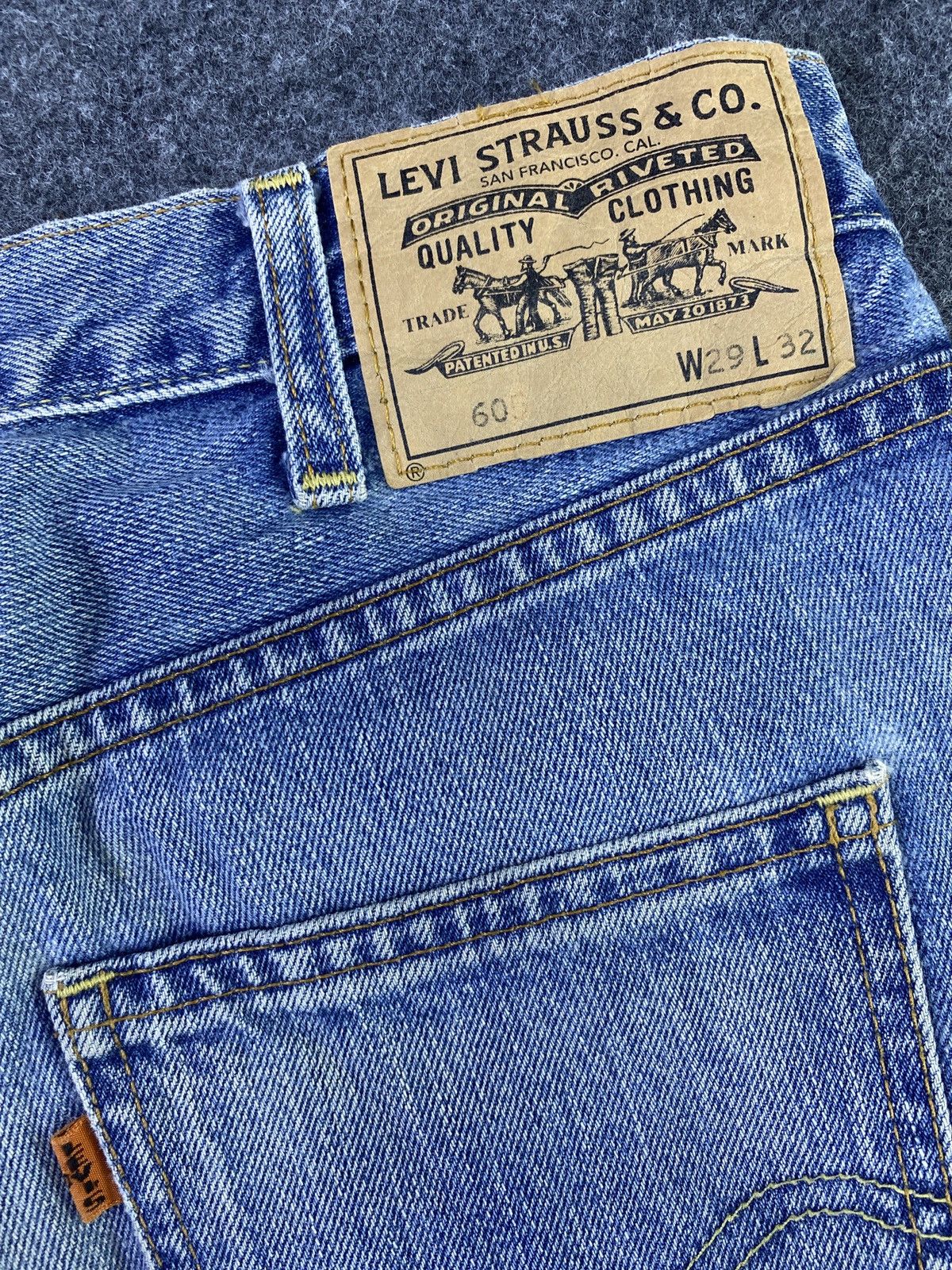 Jean × Levi's × Vintage VINTAGE LEVIS 605 DISTRESSES BLUE WASH JEANS-J887 Size US 31 - 10 Thumbnail