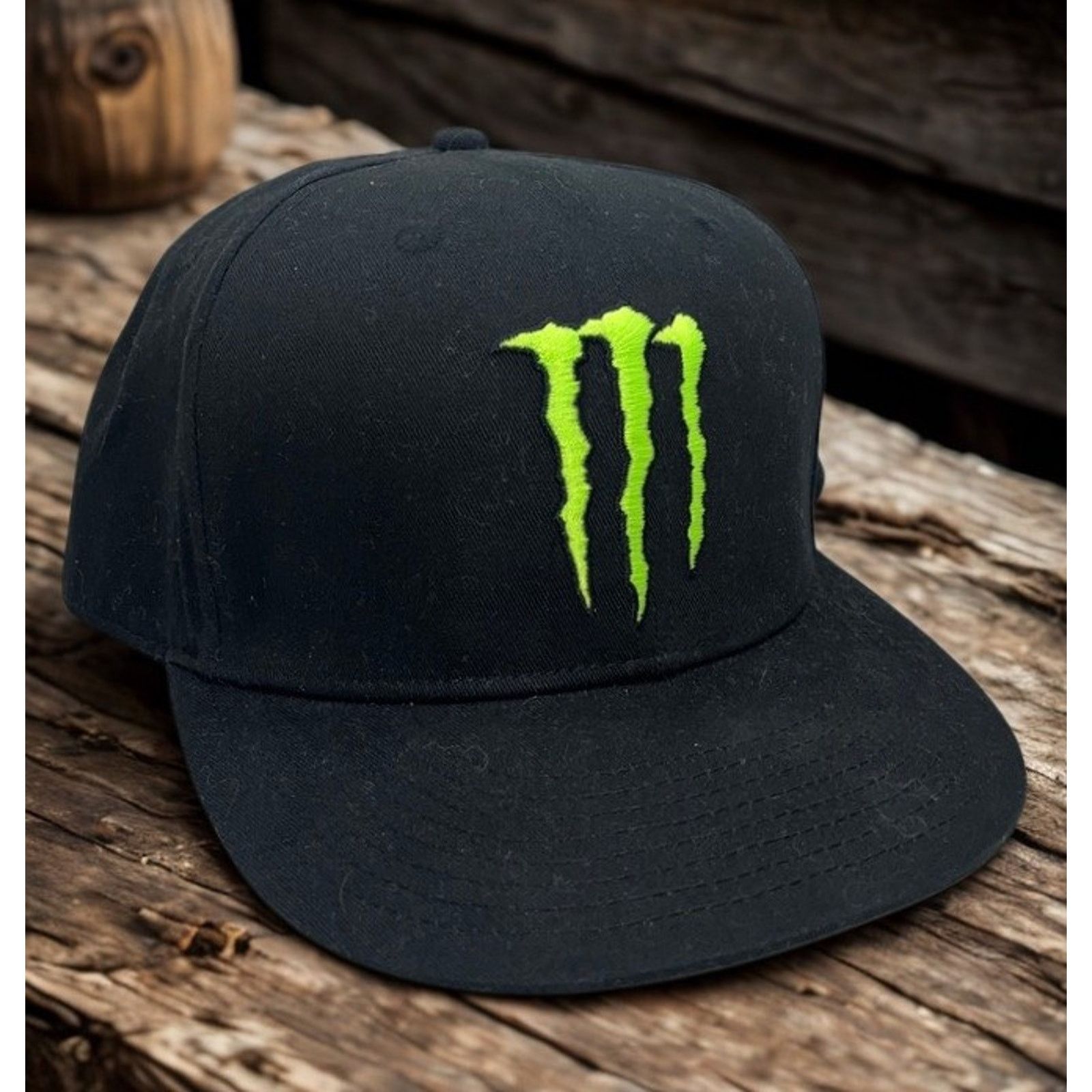 Other Monster Energy Snapback Hat Logo Cap Rare Underbrim Pattern Size ONE SIZE - 1 Thumbnail