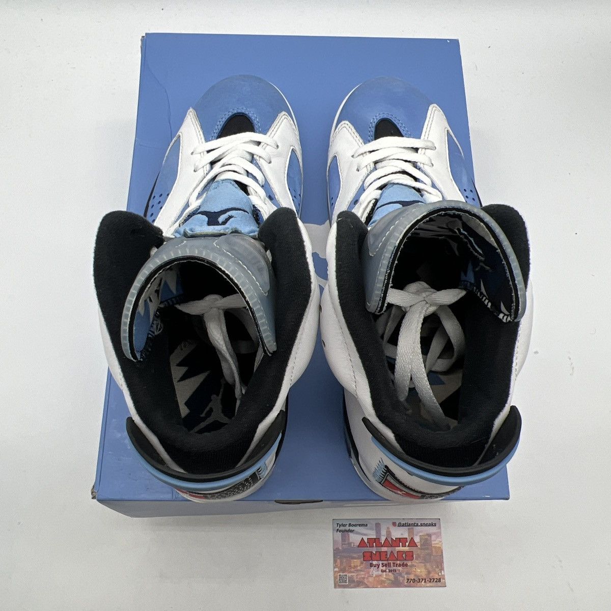 Jordan Brand Air Jordan 6 UNC Home Size US 8.5 / EU 41-42 - 7 Thumbnail
