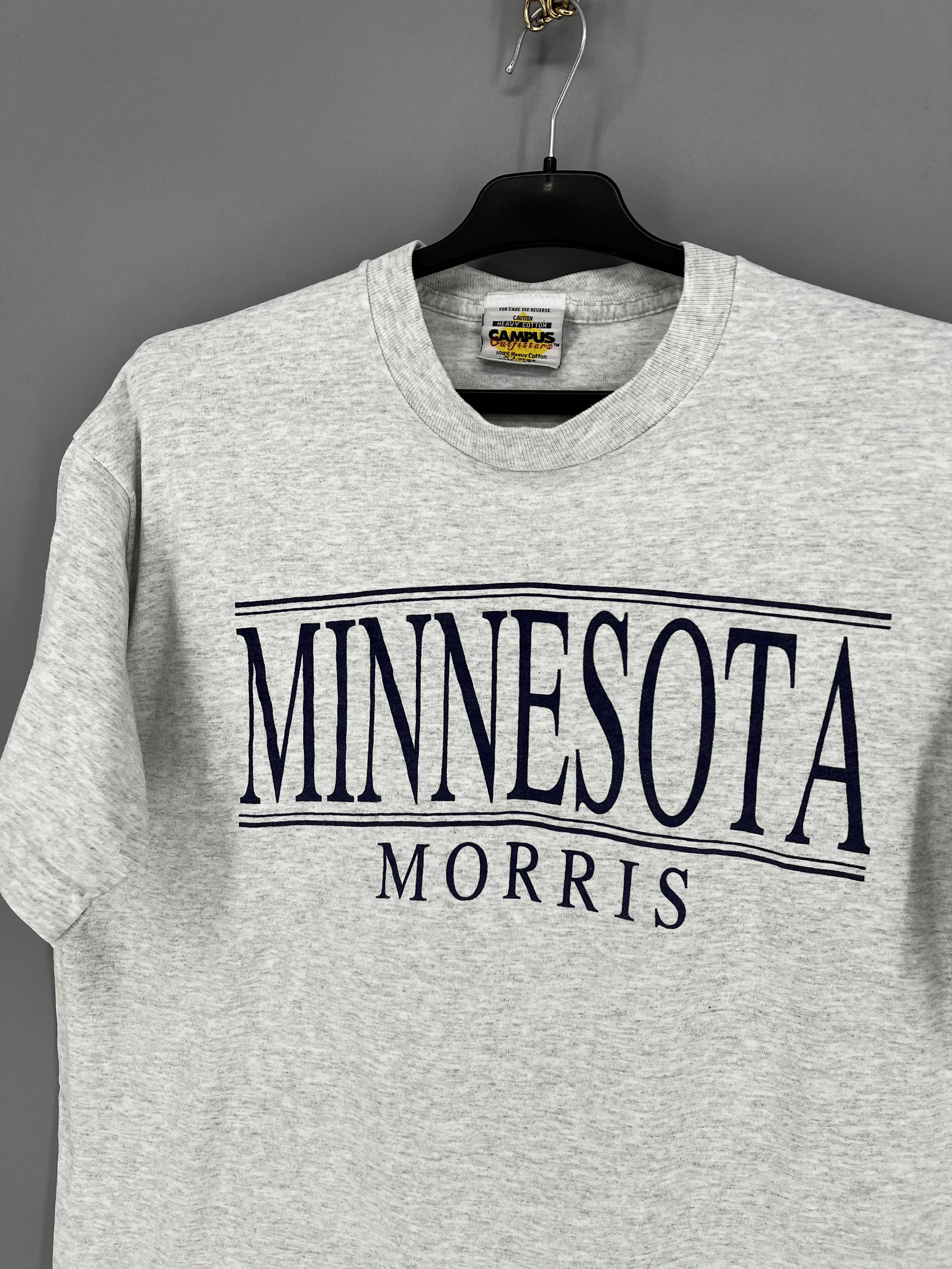 Vintage Vintage 90s Morris Minnesota Single Stitch Thin Tee Size US XL / EU 56 / 4 - 7 Thumbnail
