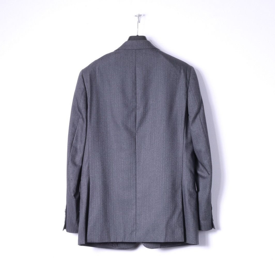 Jaeger Jaeger Men 42 Blazer Charcoal 100% Wool 10591 Size 42R - 6 Thumbnail