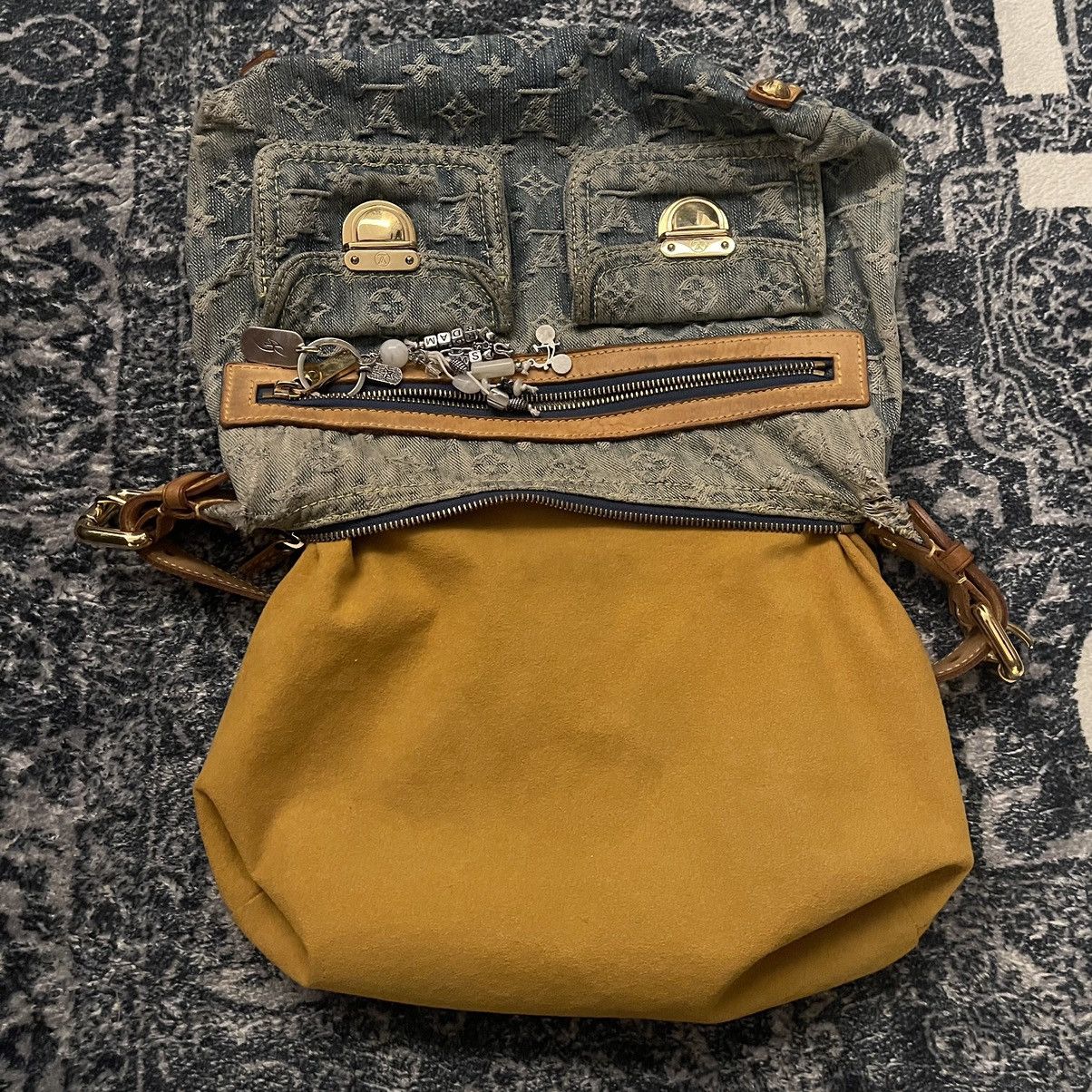 Louis Vuitton × Vintage Louis Vuitton Baggy PM Monogram Denim Shoulder Bag Size ONE SIZE - 11 Thumbnail