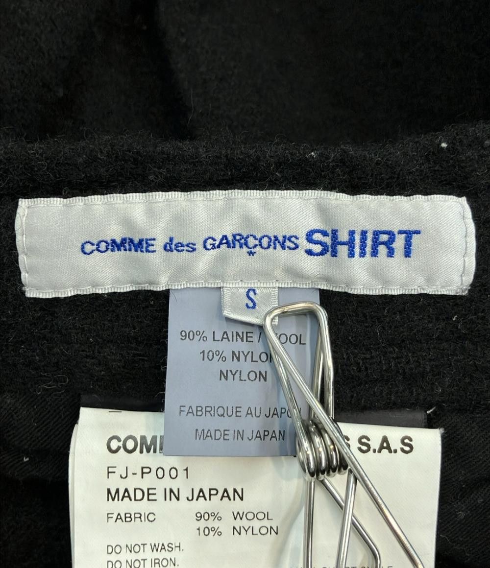 Comme des Garcons SHIRT Cropped Pants Wool Plain Zipper Straight Cut Black Size US 31 - 8 Thumbnail