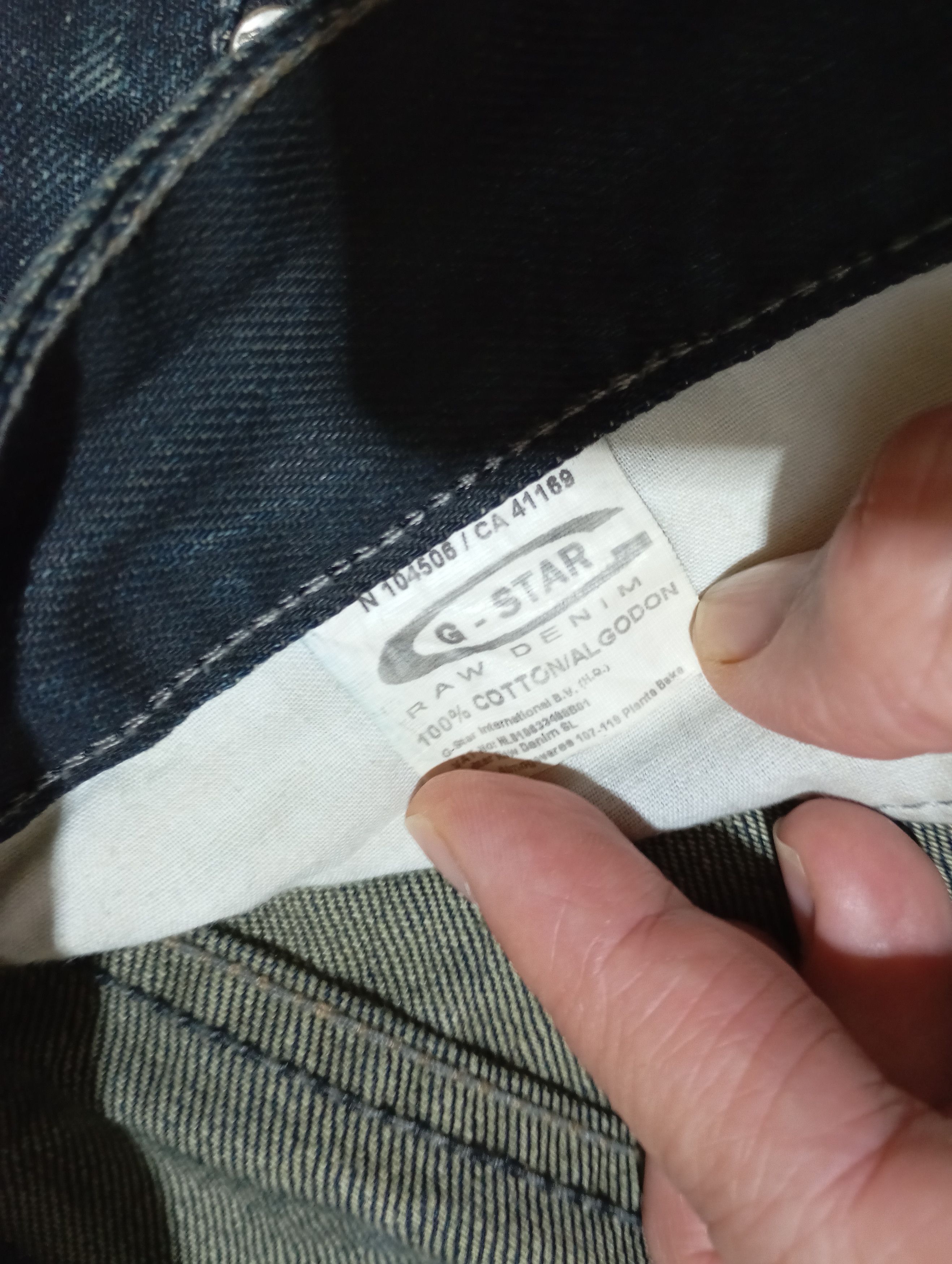G-Star G star Raw Waxed Baggy Flared Hype Vintage Pants Size US 31 - 6 Thumbnail