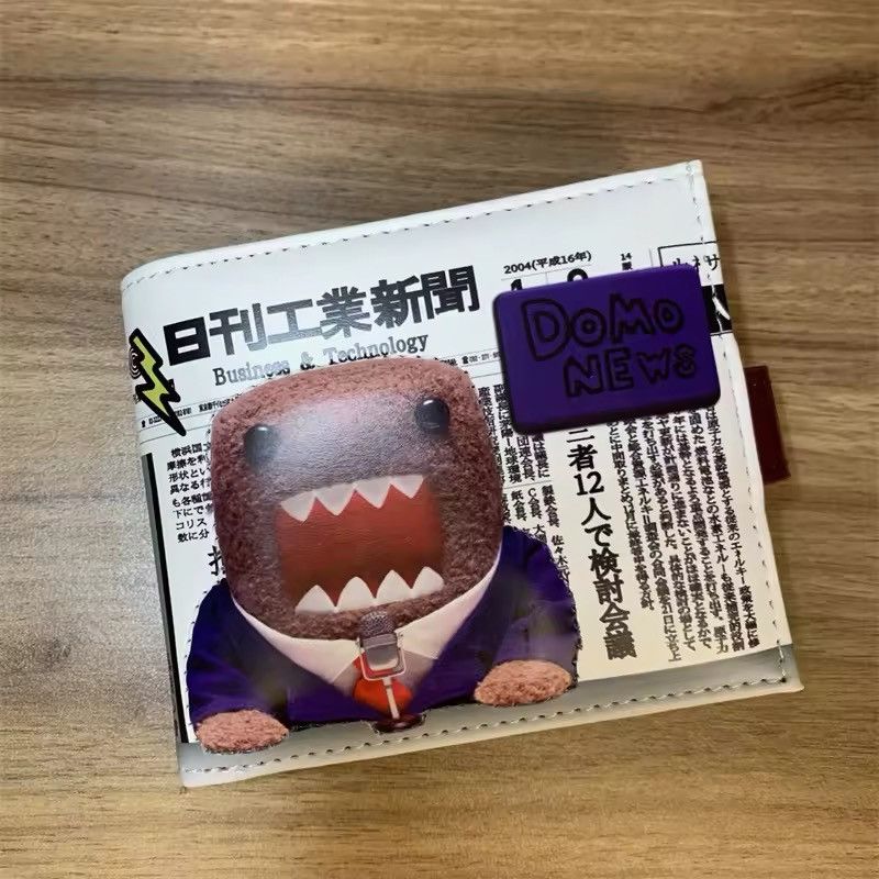 Japanese Brand × Toy Machine Kawaii Domo Kun Wallet Size ONE SIZE - 1 Thumbnail