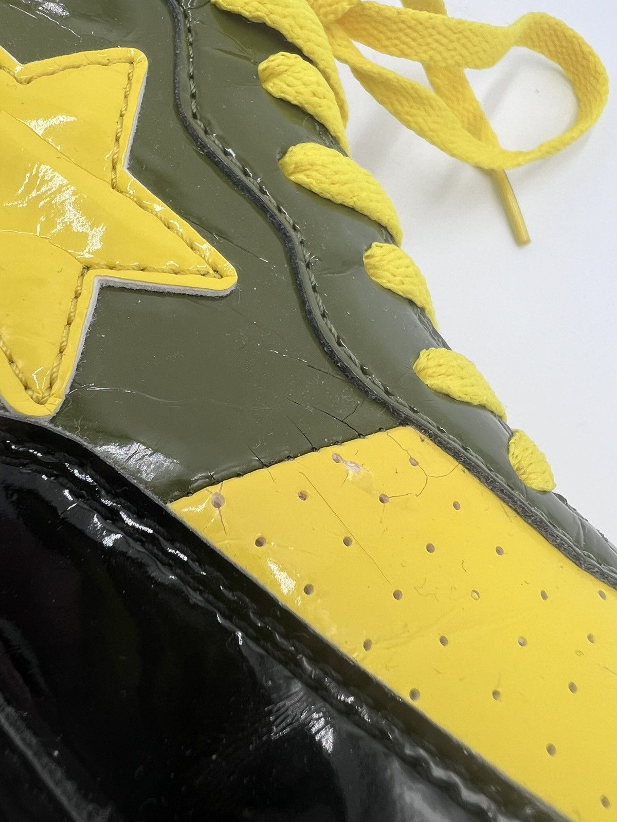 Bape × Vintage Vintage A Bathing Ape Bape Patent Leather Roadsta Sneakers Size US 10 / EU 43 - 11 Thumbnail