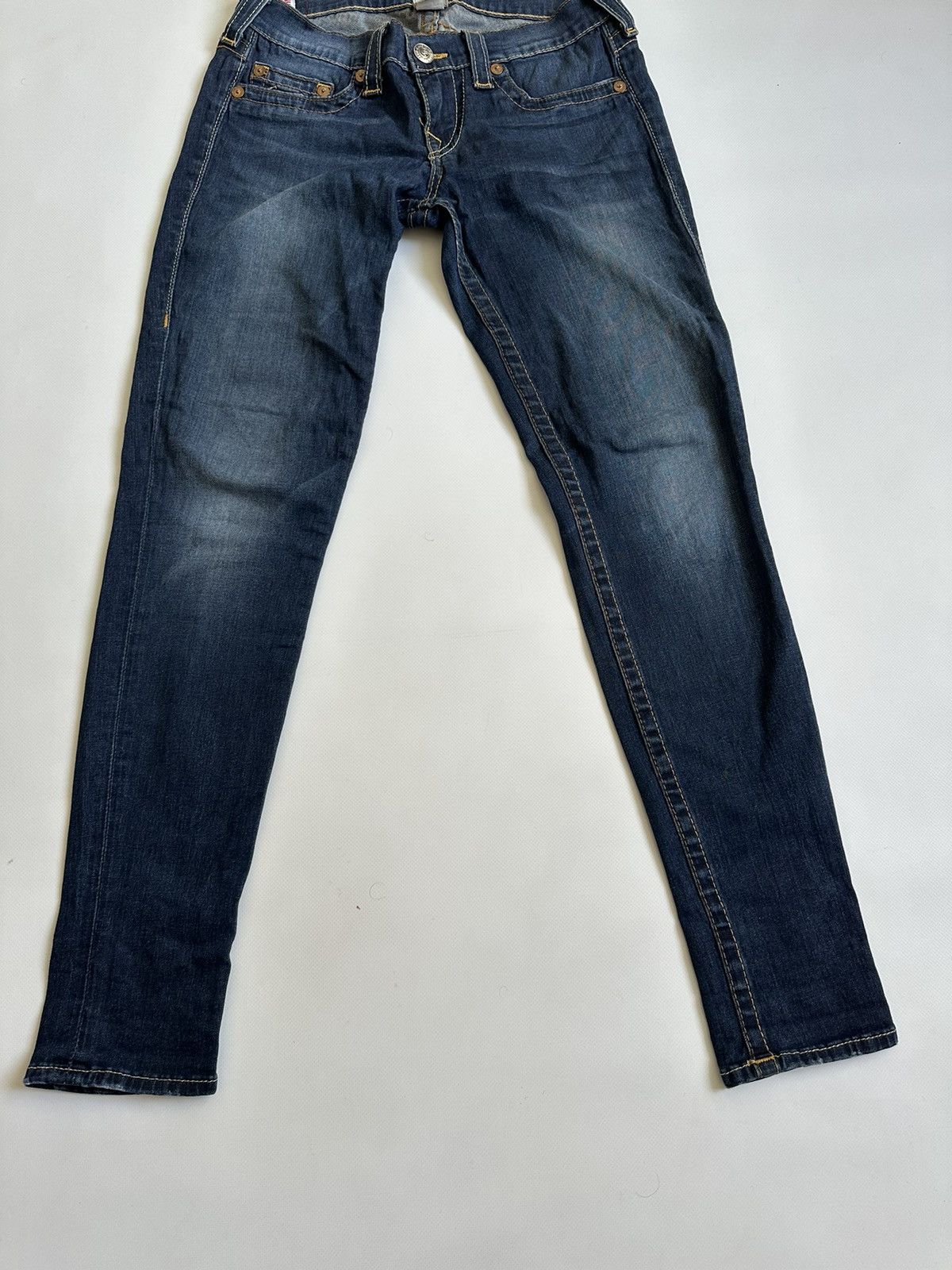 True Religion True Religion Womens Casey Skinny Jeans Size 28 Low Rise Size 28" / US 6 / IT 42 - 3 Thumbnail