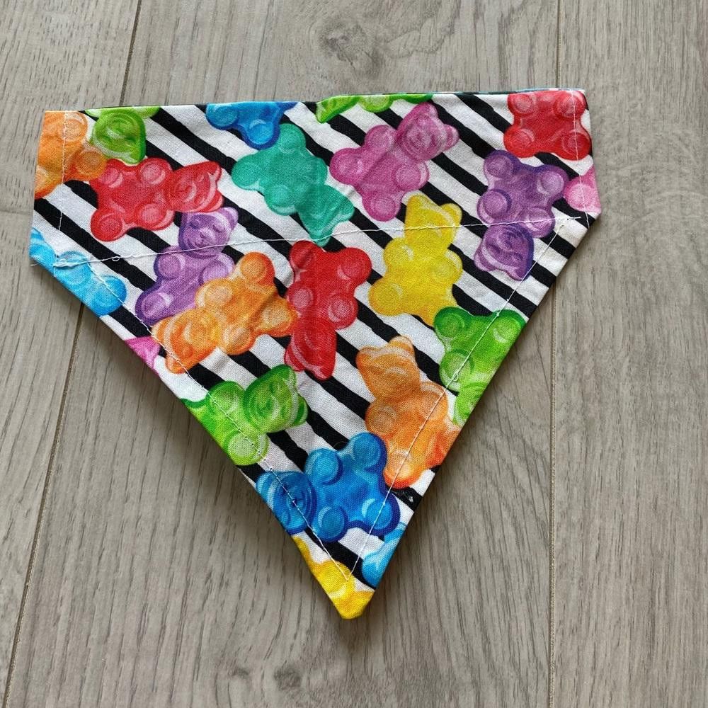 Designer Gummie and Orange Dog Bandana Size ONE SIZE - 3 Thumbnail