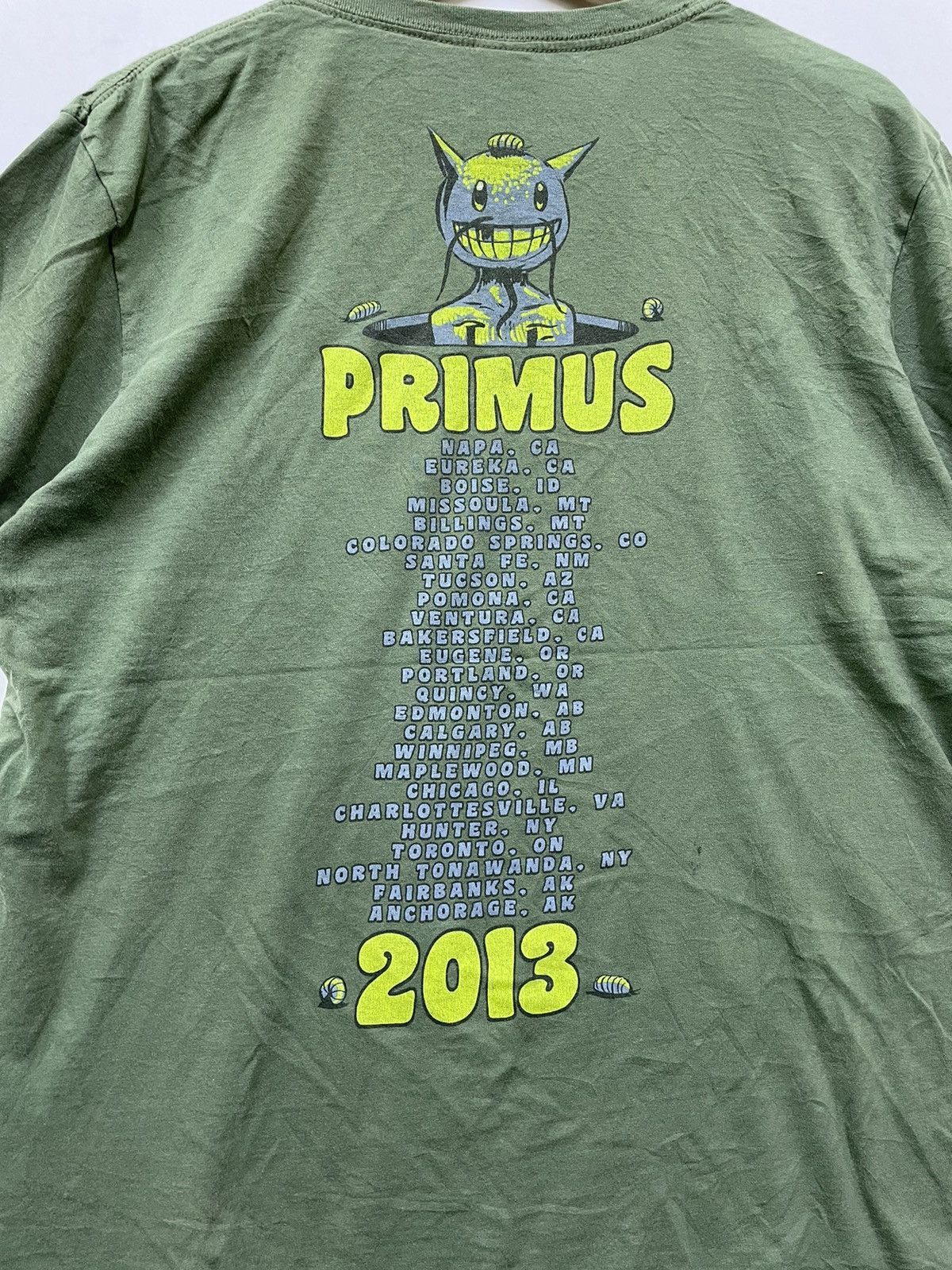 Band Tees PRIMUS BAND 2013 TOUR TEE Size US L / EU 52-54 / 3 - 6 Thumbnail