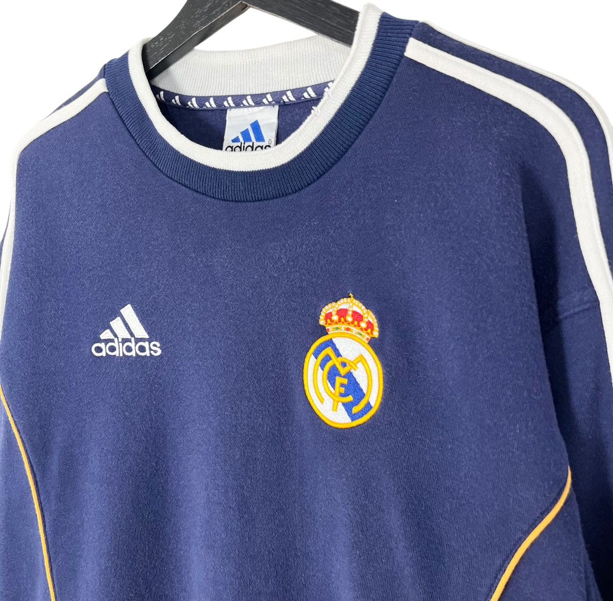 Adidas Vintage Real Madrid CF Football Club Sweatshirt Size US M / EU 48-50 / 2 - 2 Thumbnail