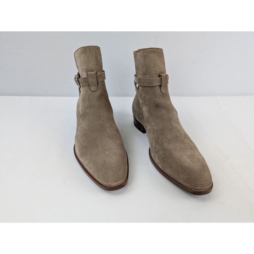 Saint Laurent Paris o1rshd1 Q:2 / Wyatt 30 Jodhpur Boots in New Sigaro Size US 8 / EU 41 - 8 Thumbnail