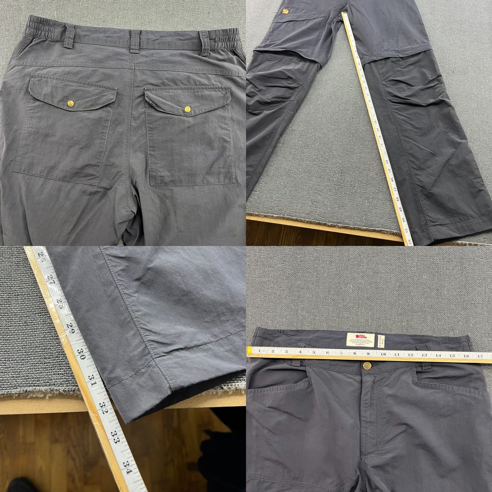 Vintage Fjallraven Daloa MT Zip Off Hiking Trousers Womens 42 Gray 2 in 1 Hiking Clothing Pants Cargo Stretch Regular Casual Travel Womens Size 28" / US 6 / IT 42 - 9 Thumbnail