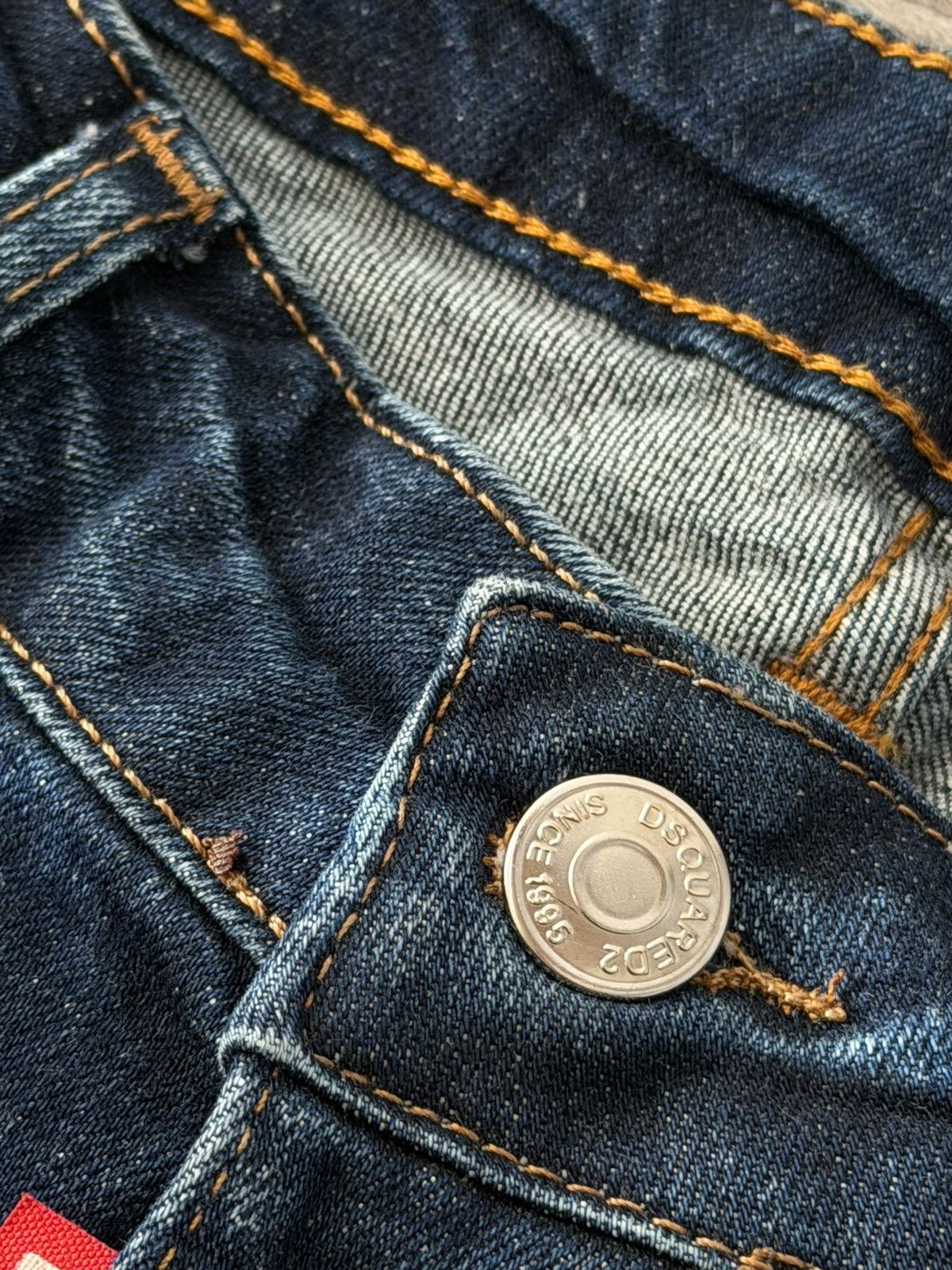 Dsquared2 Dsquared 2 New RRP: 520€ Big Logo 25 D Denim Jeans Size US 30 / EU 46 - 11 Thumbnail