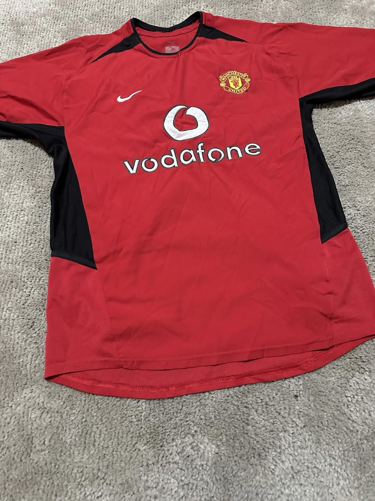 Nike Manchester United 2002/04 Home Football Shirt Soccer Jersey Size US S / EU 44-46 / 1 - 2 Thumbnail