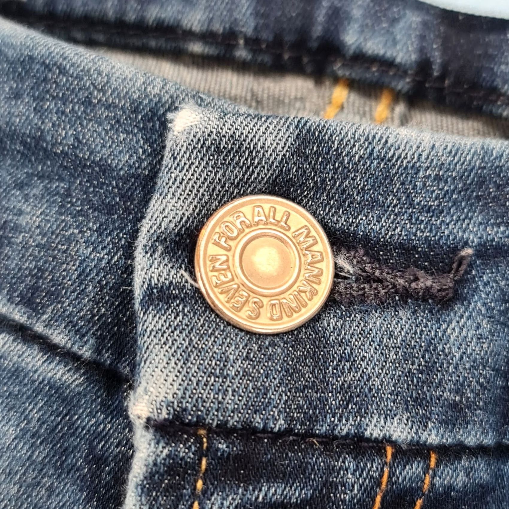 7 For All Mankind 7 For All Mankind Jeans Womens 26 Blue W26 L32 The Ankle Skinny Stretch Bair Echo Size 26" / US 2 / IT 38 - 3 Thumbnail