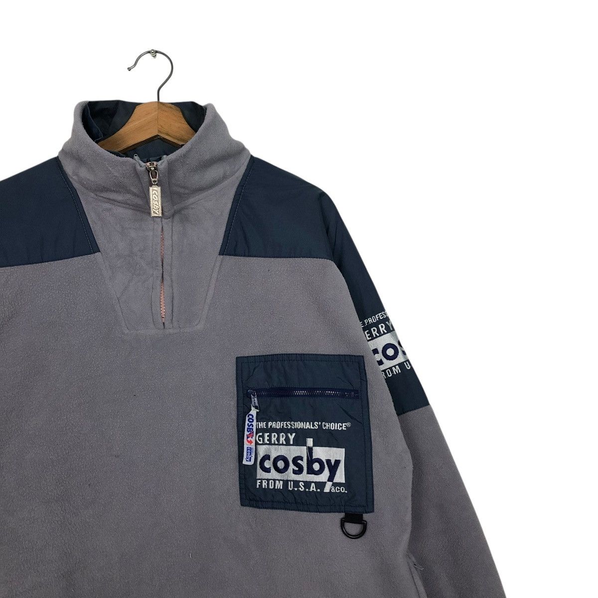 Japanese Brand 🔥VINTAGE ANORAK FLEECE HALF ZIPPER GERRY COSBY Size US L / EU 52-54 / 3 - 8 Thumbnail