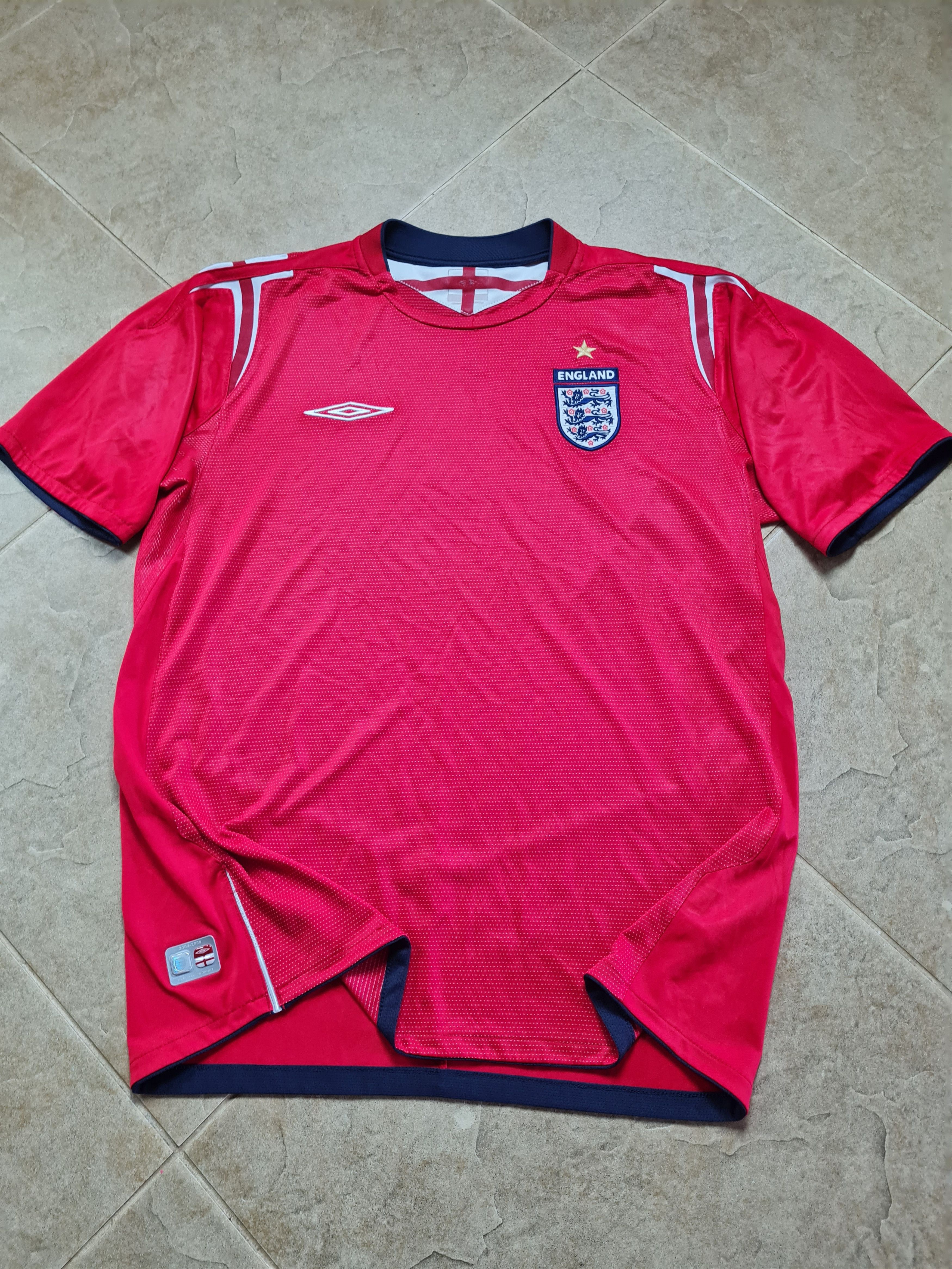 Umbro Soccer Shirt England Umbro 2004/05 Away Football Jersey Kit Size US L / EU 52-54 / 3 - 4 Thumbnail