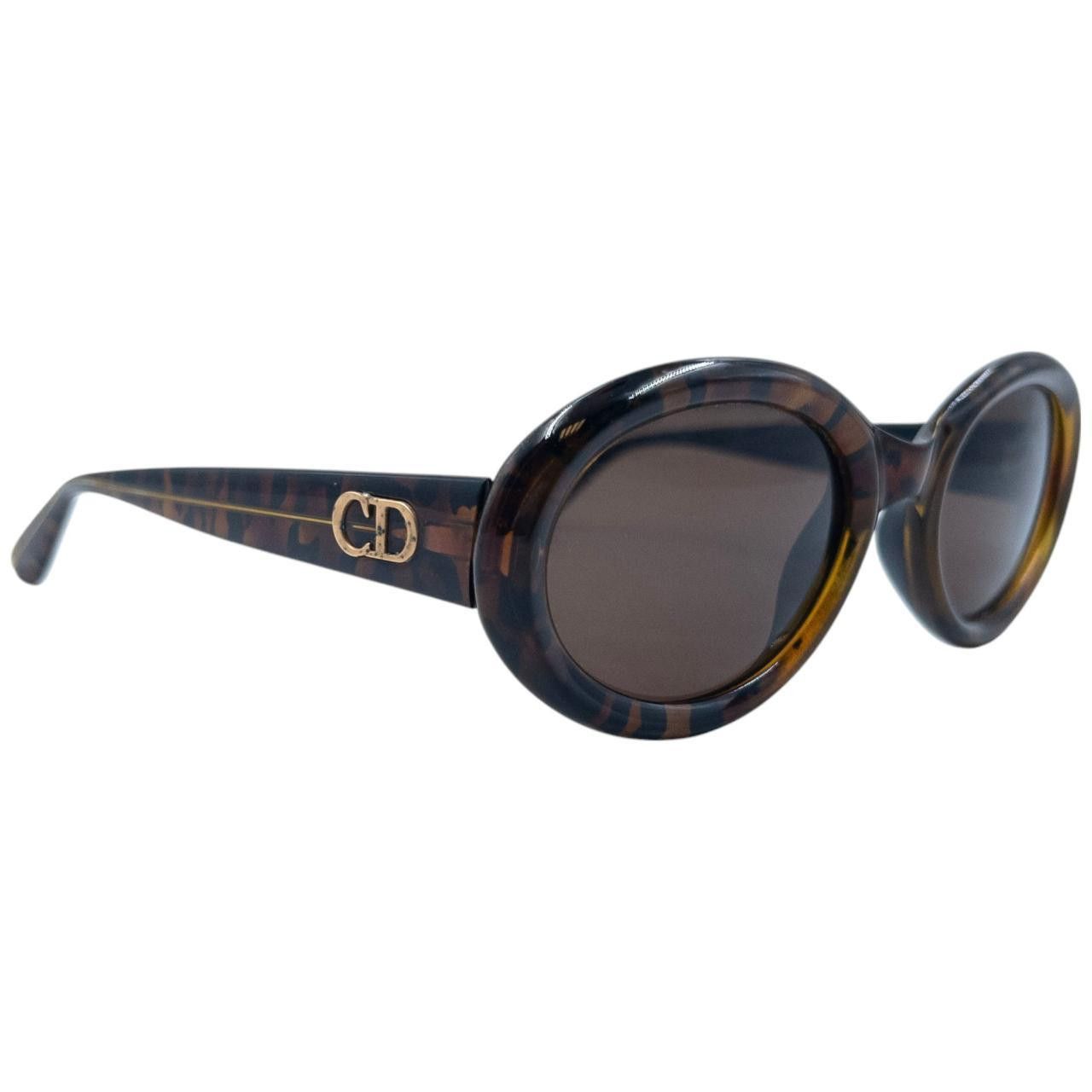 Dior Vintage Dior Tiger Stripe Sunglasses Size ONE SIZE - 1 Thumbnail
