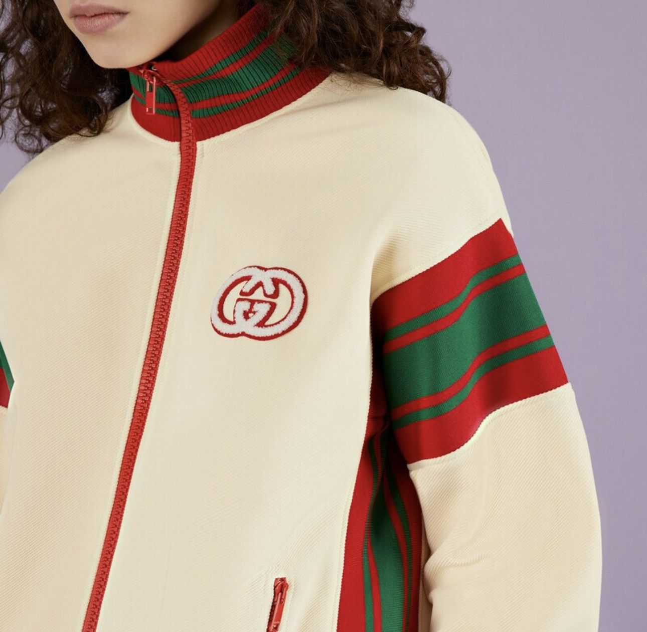 Gucci Gucci Knit Zip-up Jacket in Ivory Size L / US 10 / IT 46 - 6 Thumbnail