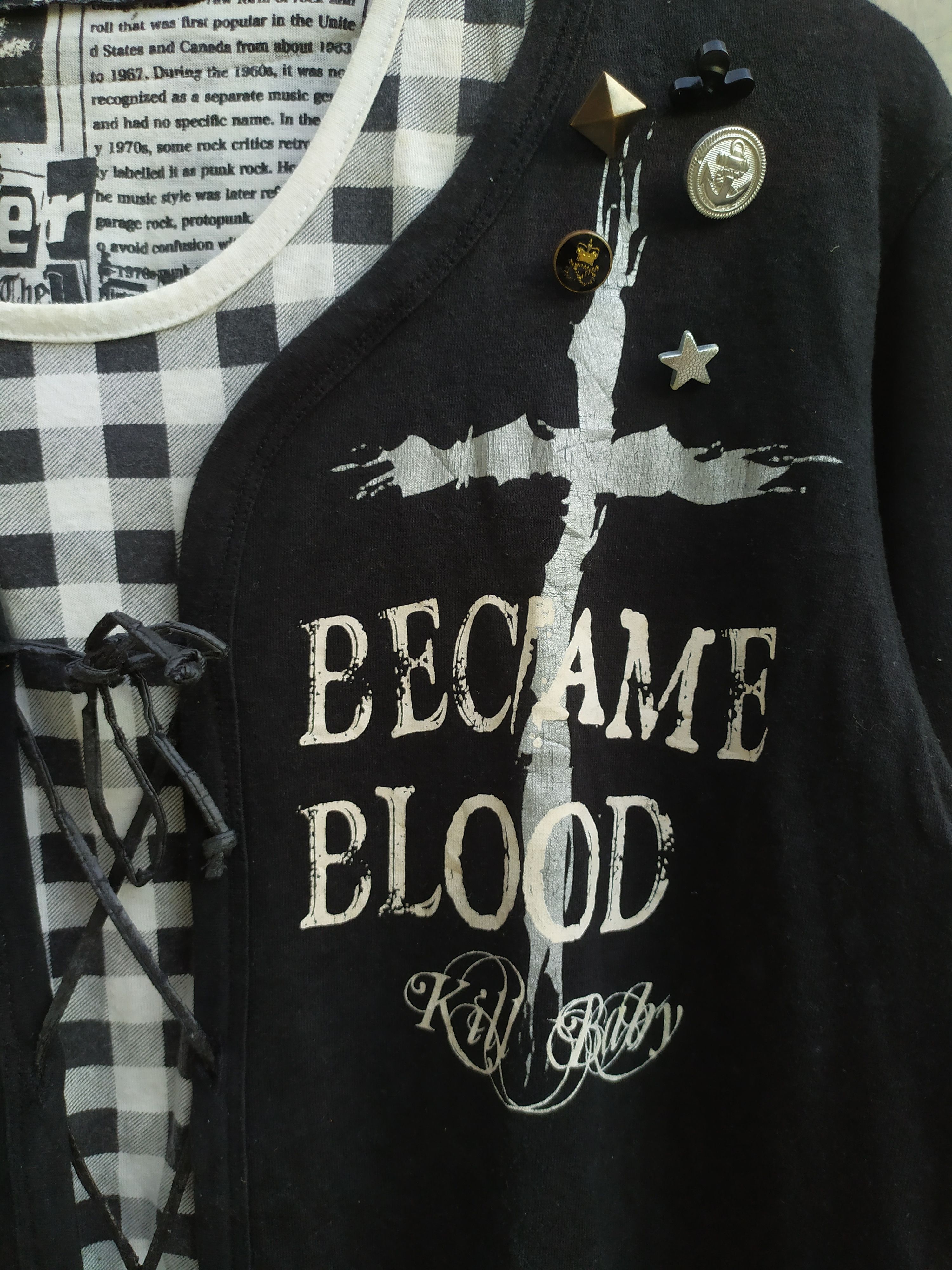 Japanese Brand Under Level Poem Long Sleeve Japanese Brand Size US L / EU 52-54 / 3 - 4 Thumbnail