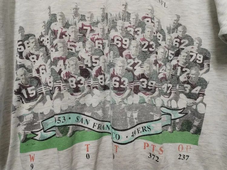 Vintage Vintage 1990’s san francisco 49ers crewneck Size US XL / EU 56 / 4 - 5 Thumbnail
