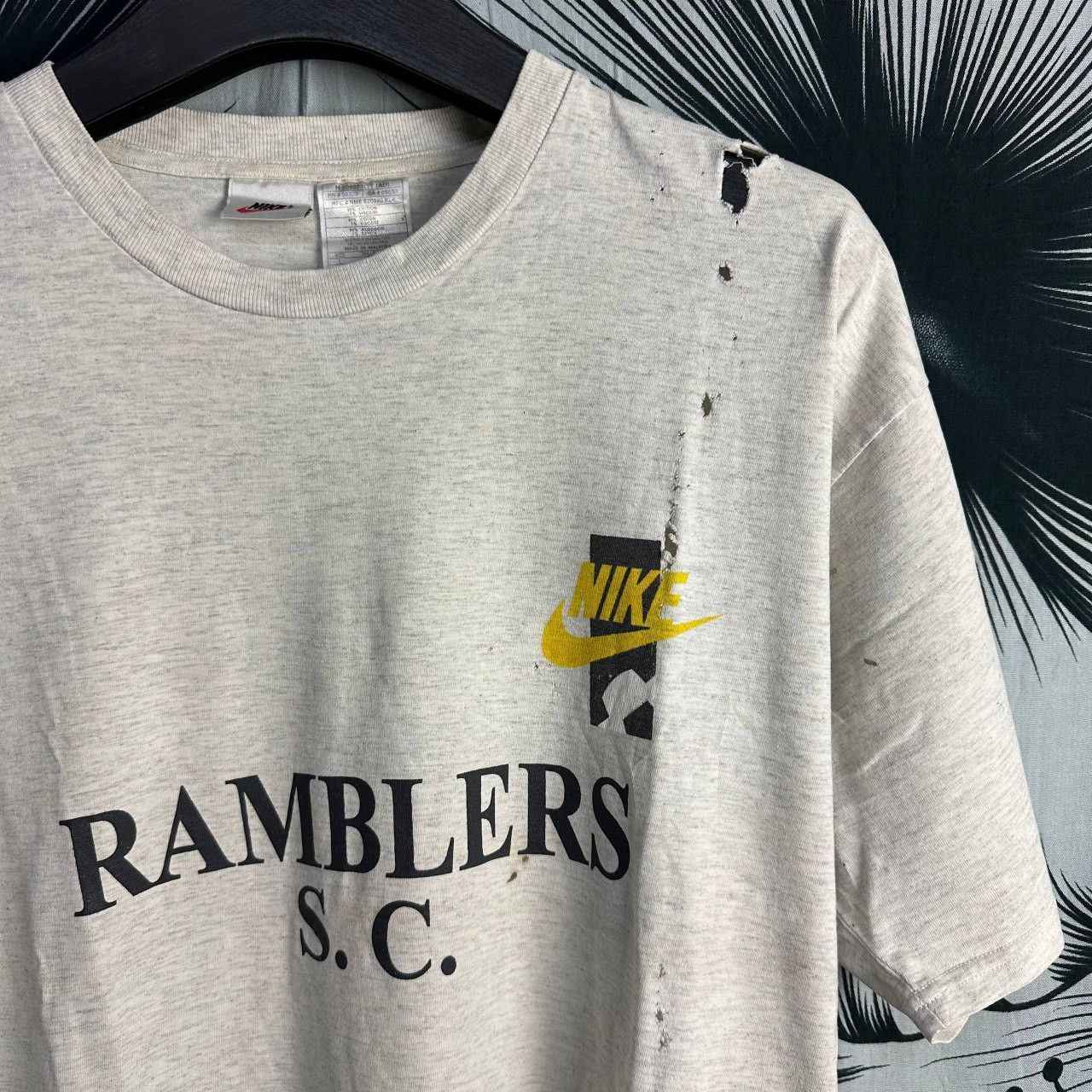 Nike Rare Vintage 90s Nike Ramblers S.C Big Graphic T-Shirt Size US XL / EU 56 / 4 - 5 Thumbnail