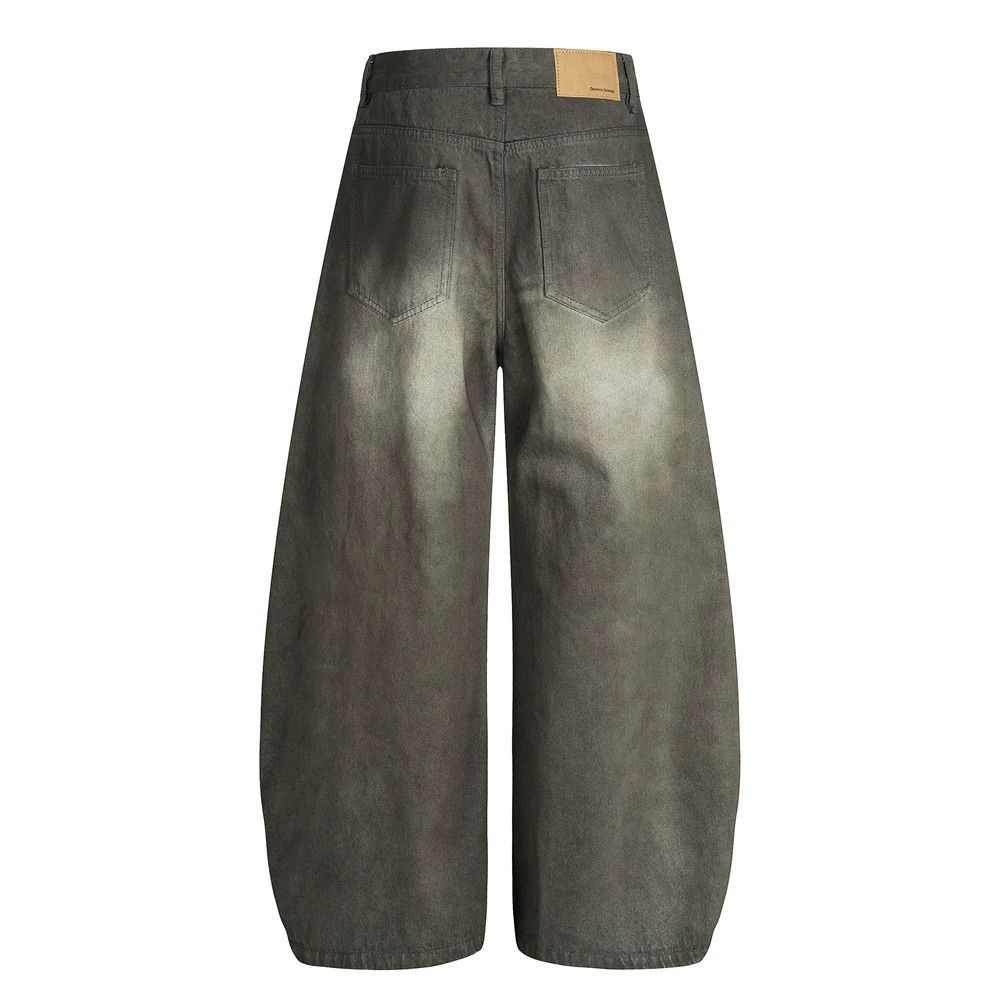 Vintage Men's vintage tie-dye distressed wide-leg scimitar jeans Size US 32 / EU 48 - 2 Thumbnail