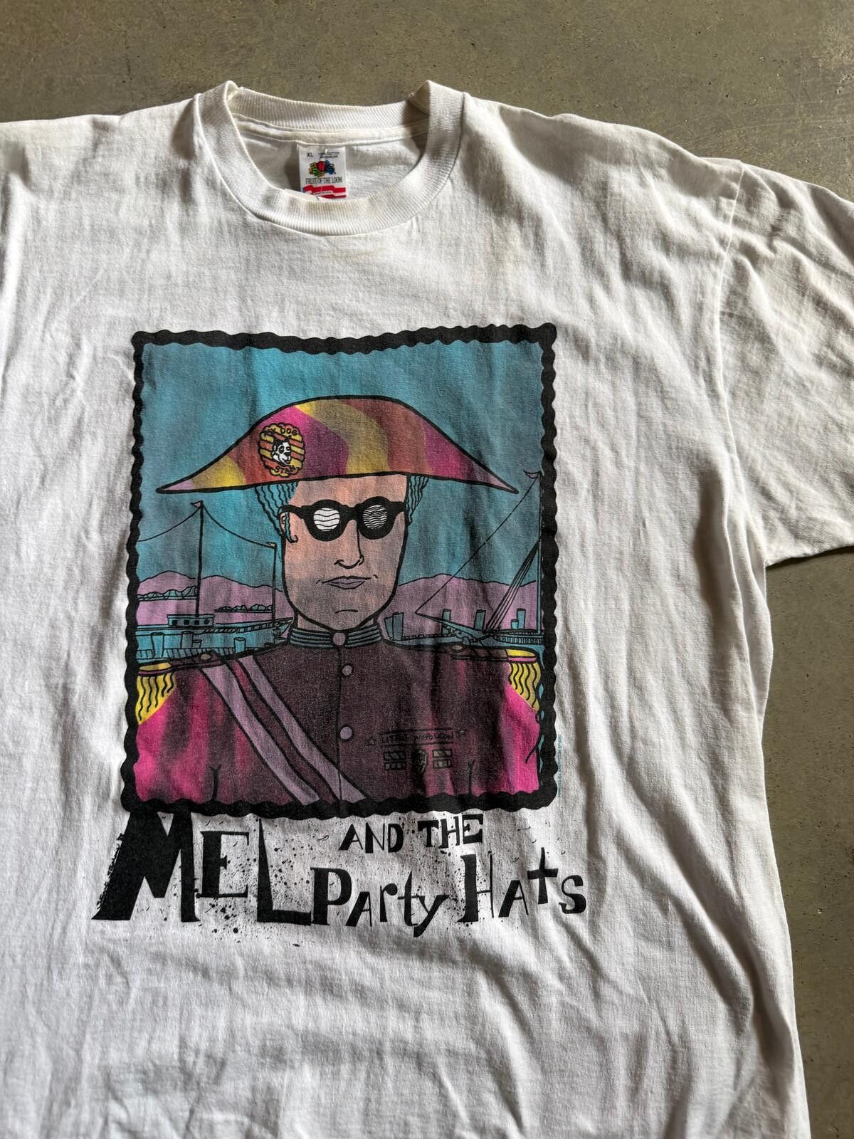 Fruit Of The Loom VTG Mel and The Party Hats Tee Sz XL Size US XL / EU 56 / 4 - 3 Thumbnail