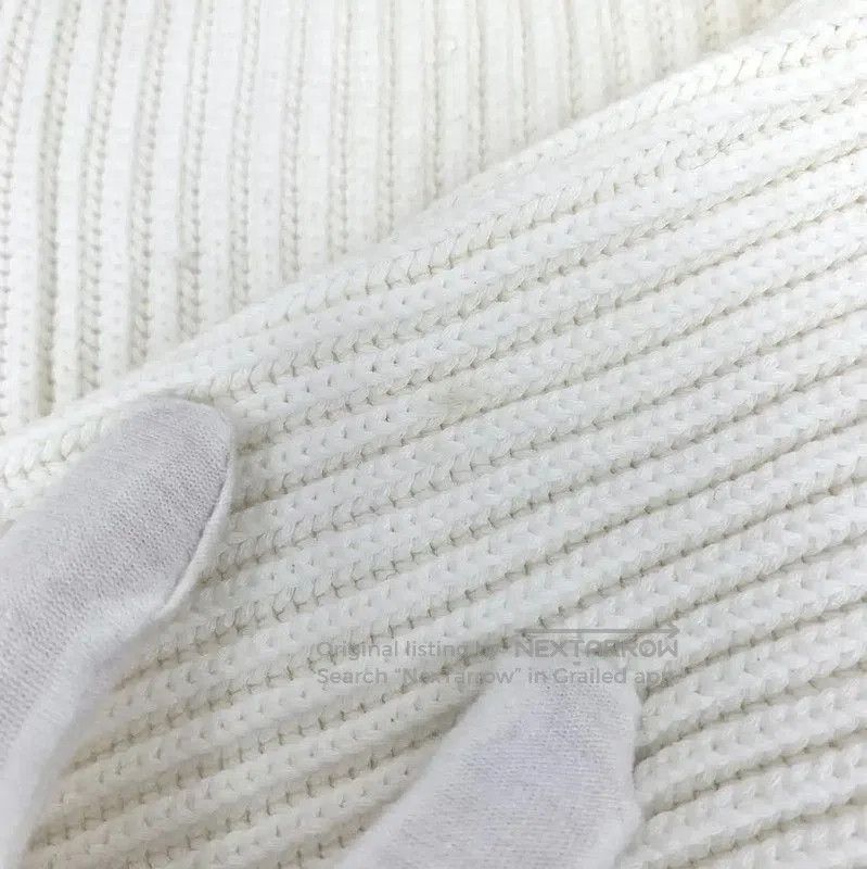 Max Mara MaxMara White Cotton Women's Cardigan . Size L / US 10 / IT 46 - 7 Thumbnail