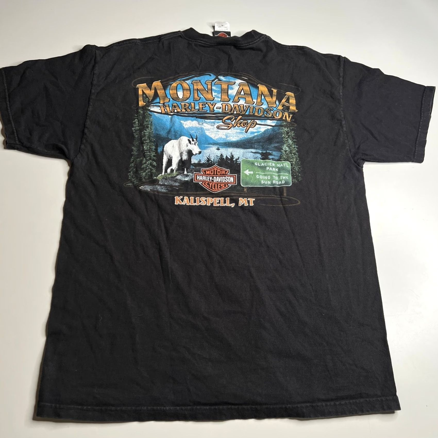 Harley Davidson VINTAGE Harley-Davidson T-Shirt Black XL Shift Happens Made in USA 2007 Men Short Sleeve Cotton Mens XS? Size US XL / EU 56 / 4 - 2 Thumbnail