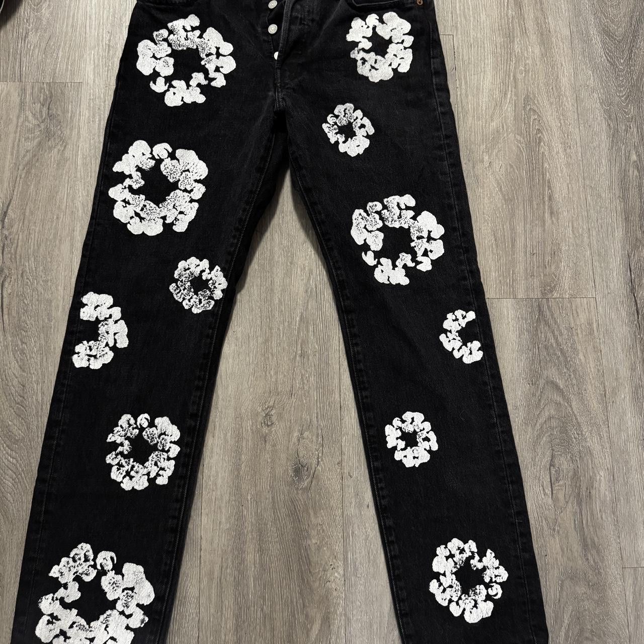 DENIM TEARS black denim tears jean Size US 31 - 3 Thumbnail