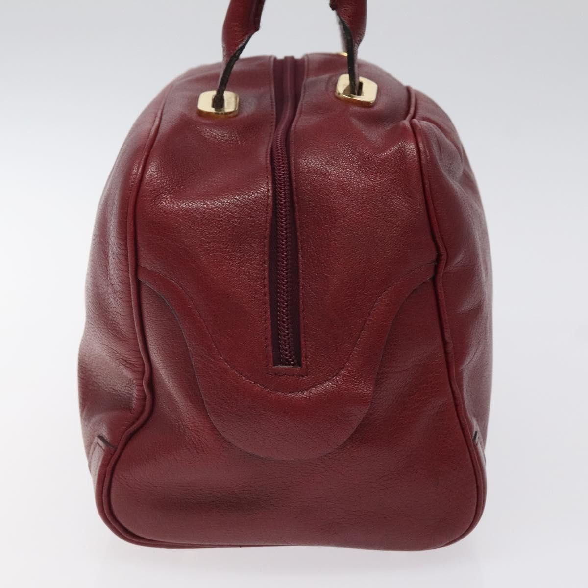 Dior DIOR Hand Bag Leather Red Gold Size ONE SIZE - 5 Thumbnail