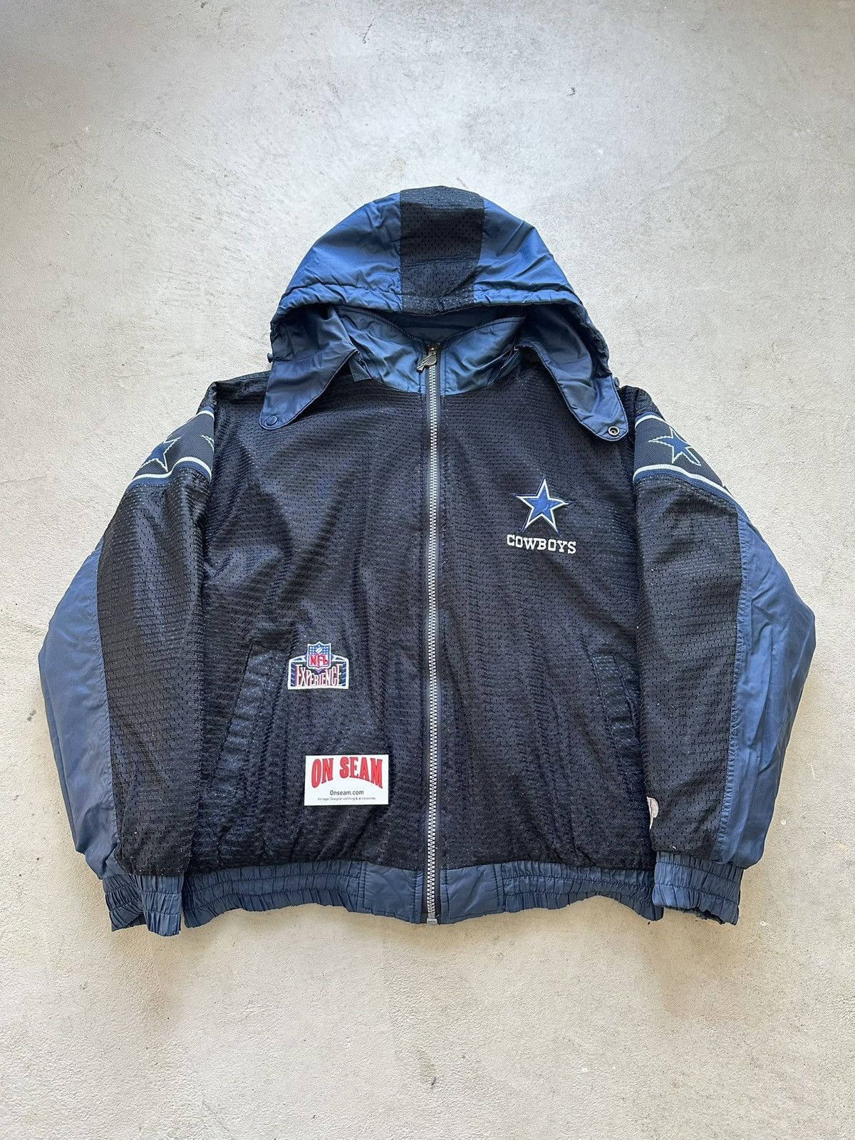 Vintage NFL Dallas Cowboys Reversible Puffer Jacket