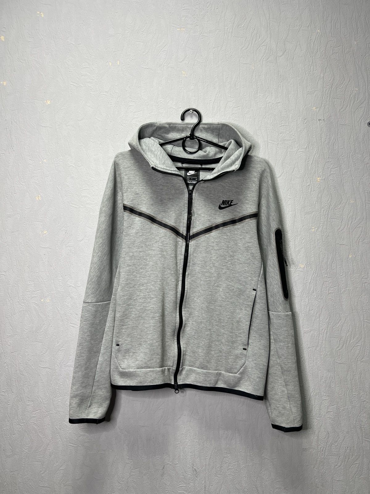 Nike Vintage Nike Tech Fleece Zip-Up Hoodie Drill S Size US S / EU 44-46 / 1 - 1 Thumbnail