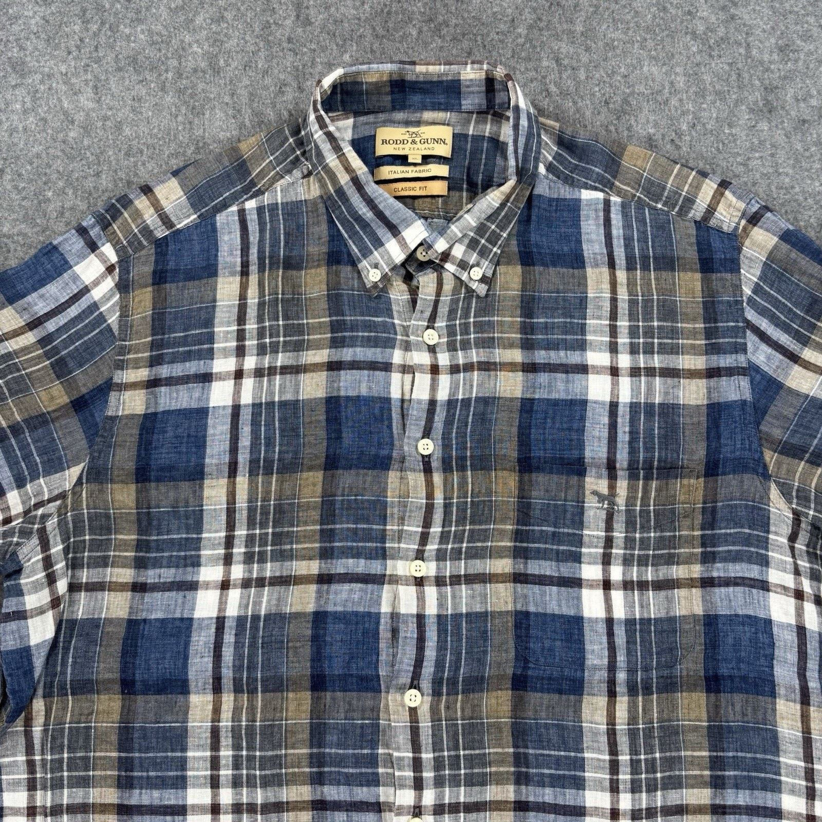 Rodd & Gunn Rodd & Gunn Italian Fabric Linen Shirt Men's XL Classic Fit Size US XL / EU 56 / 4 - 2 Thumbnail