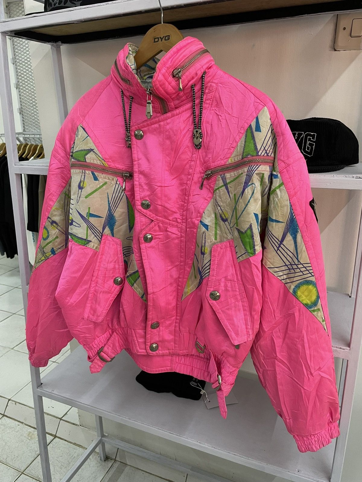 Japanese Brand VINTAGE RETRO BCBG MULTI ZIPPER JACKET Size US XL / EU 56 / 4 - 2 Thumbnail