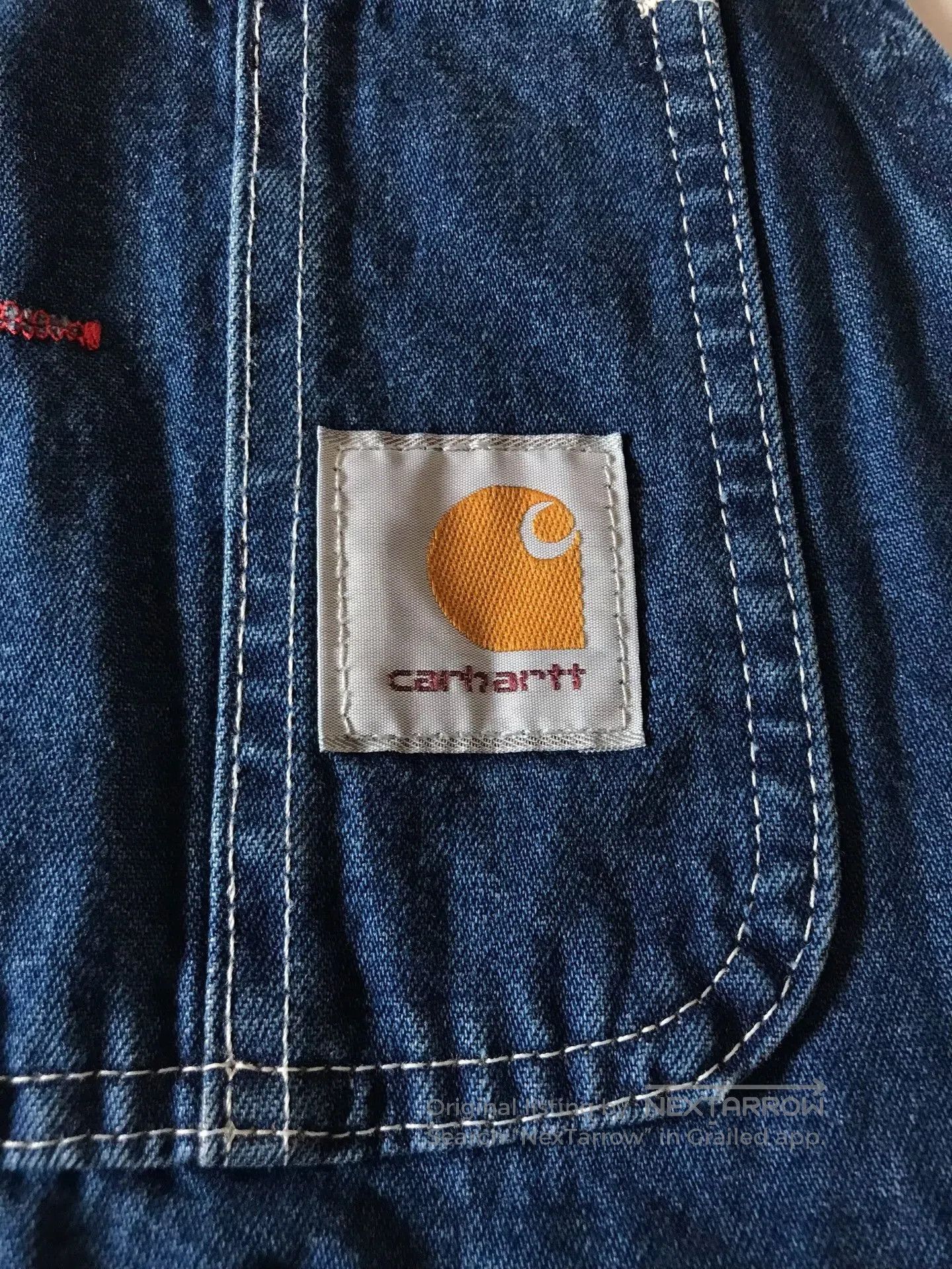 Carhartt Carhartt R07 W38L30 Denim Overalls. Size US 38 / EU 54 - 5 Thumbnail