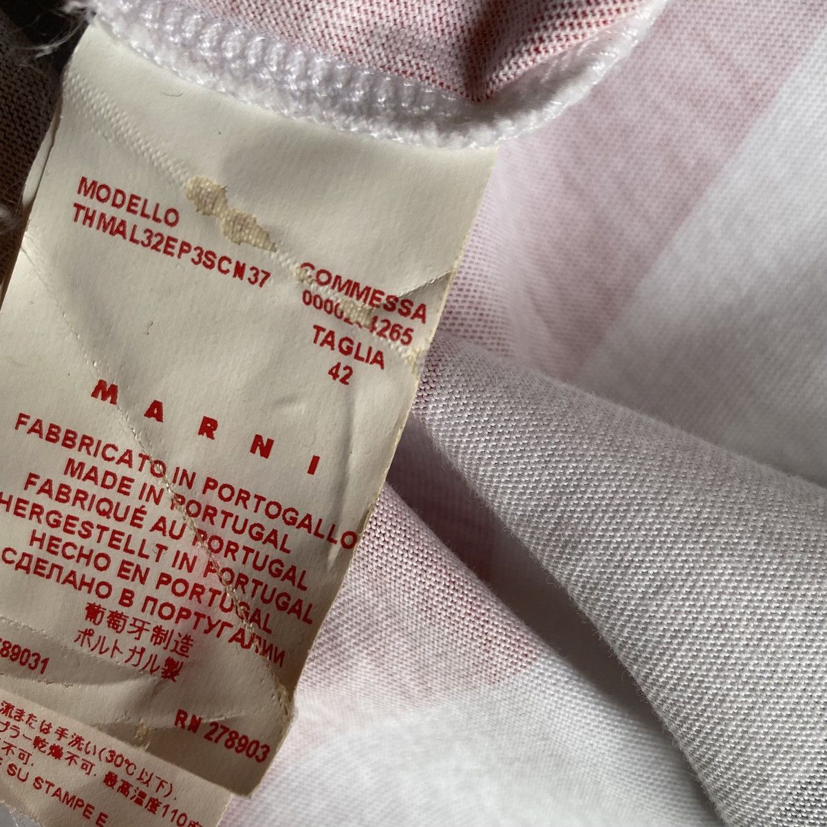 Marni Flowers And Stripes Print T Shirt Size US M / EU 48-50 / 2 - 3 Thumbnail