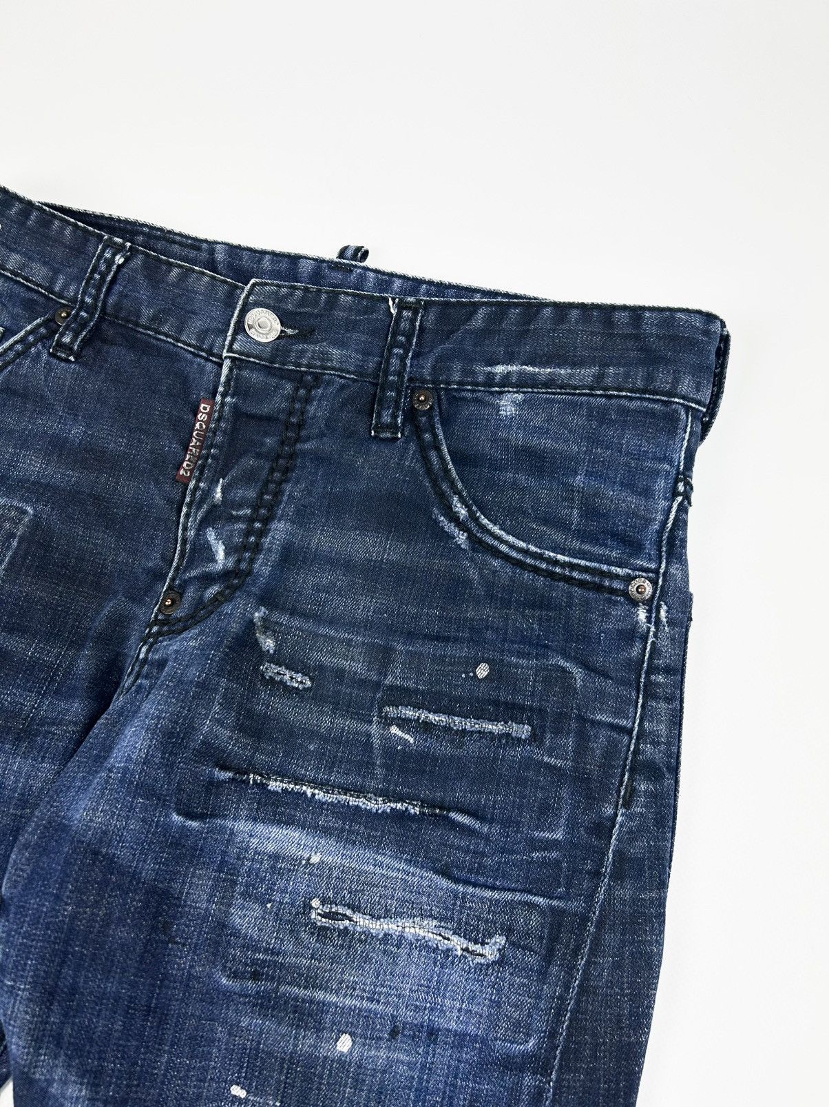 Dsquared2 Luxury Dsquared2 Navy Washed Jeans Made In Italy Size US 29 - 5 Thumbnail