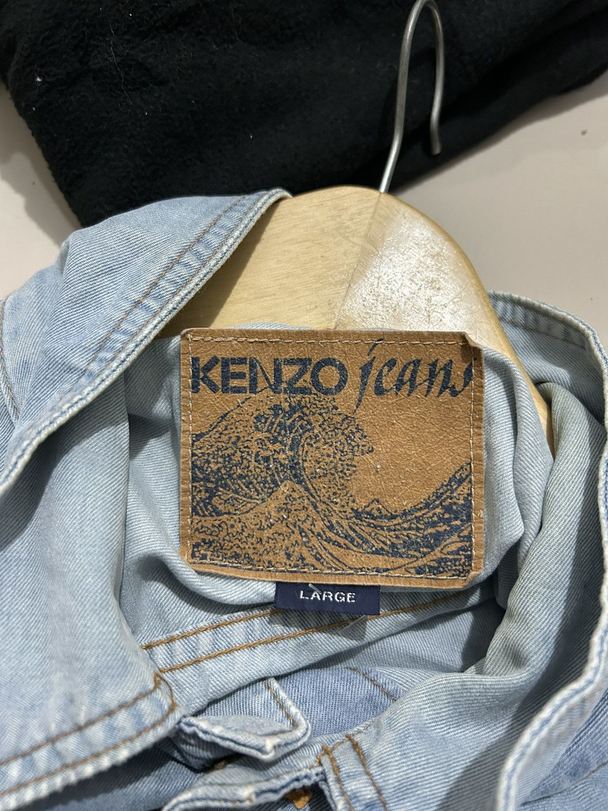 Kenzo × Vintage Vintage kenzo jeans jacket made in japan Size US L / EU 52-54 / 3 - 6 Thumbnail