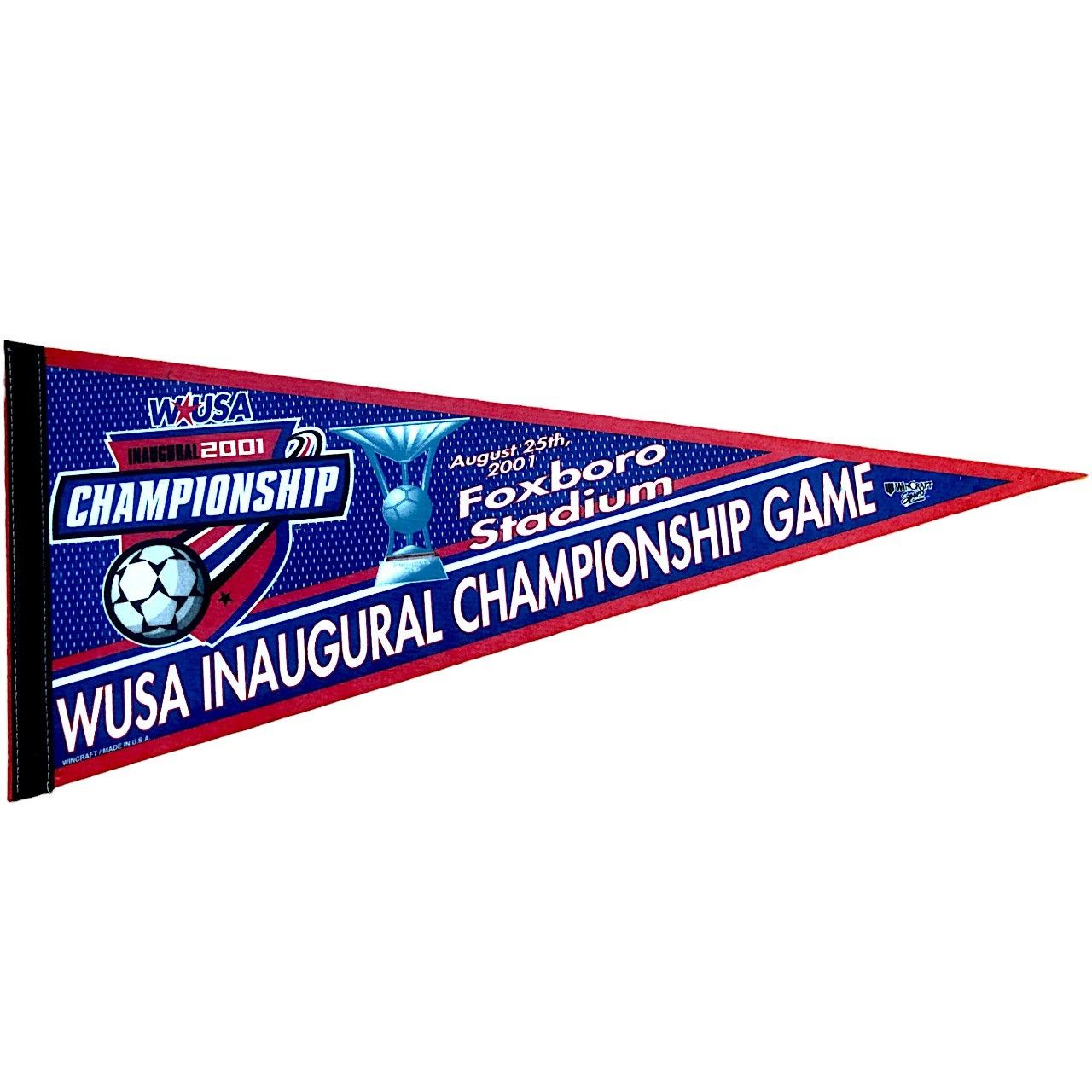Other WUSA Inaugural Championship Game 2001 Beat CyberRays Pennant Size ONE SIZE - 1 Thumbnail