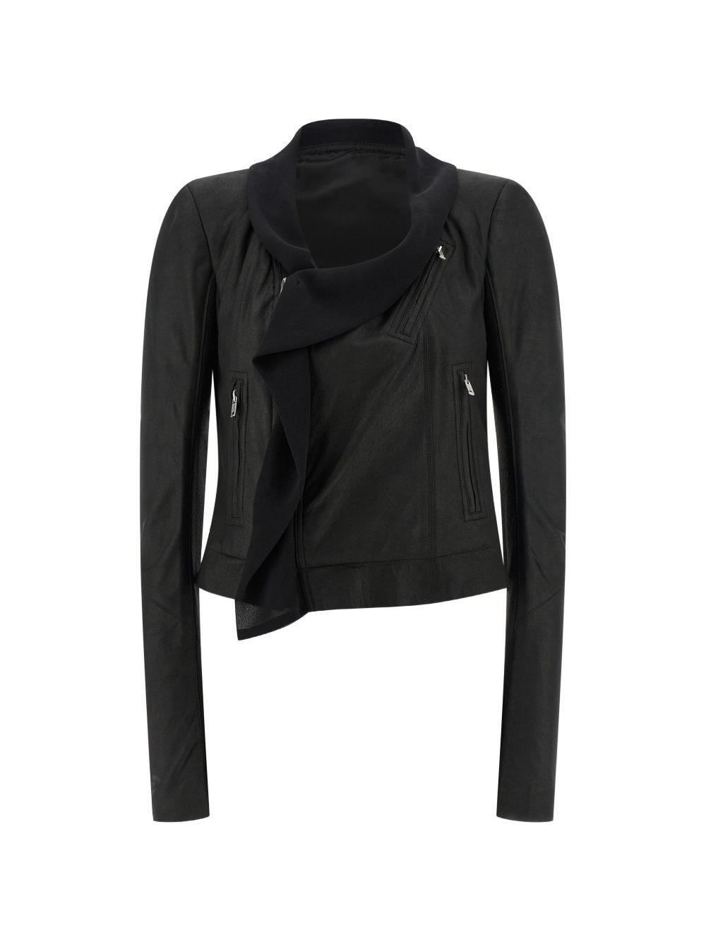 Rick Owens LEATHER JACKET Size M / US 6-8 / IT 42-44 - 1 Thumbnail