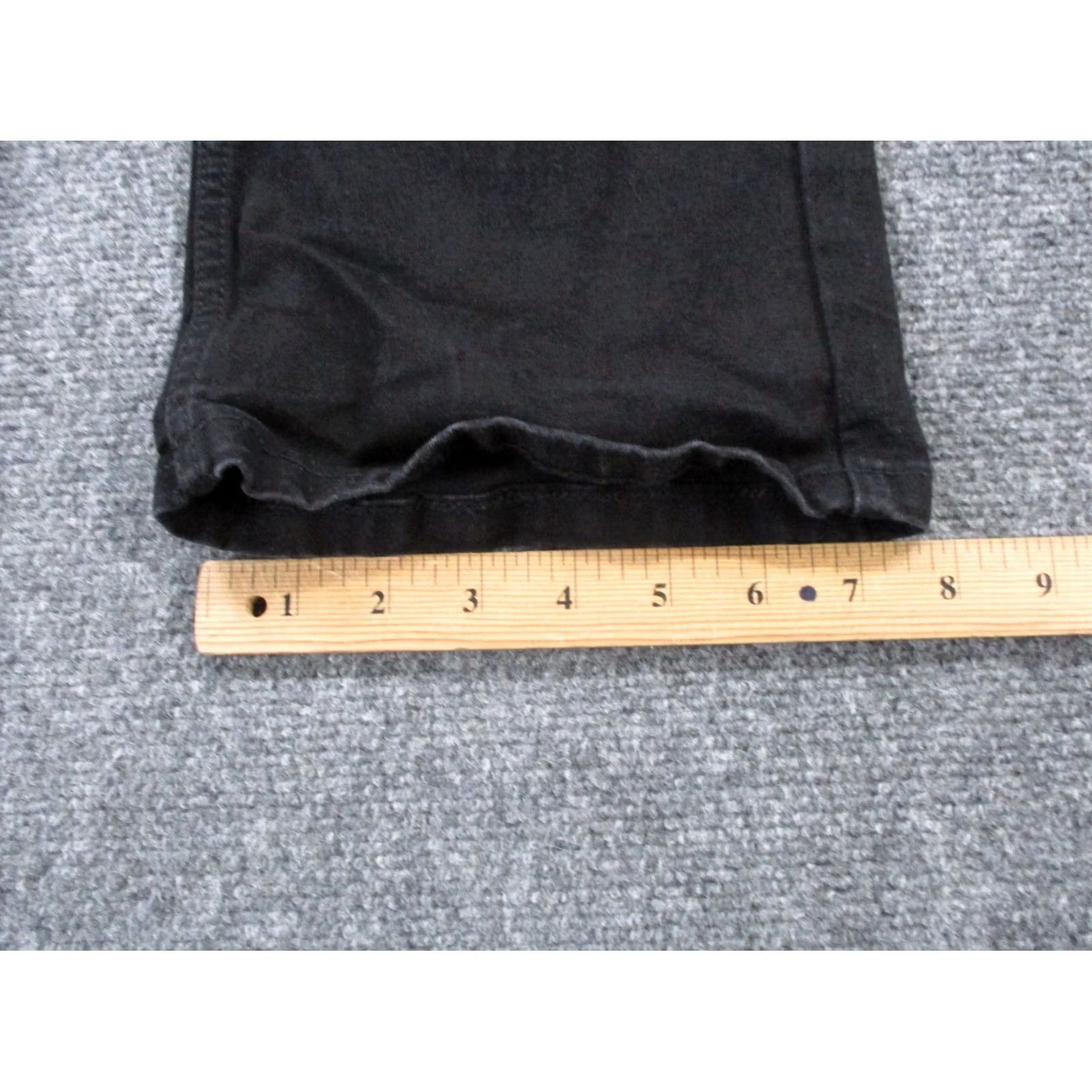 Denime The Perfect jean Jeans Mens 35 Black NYC Denim Bootcut Straight Casual Stretch Size US 35 - 5 Thumbnail