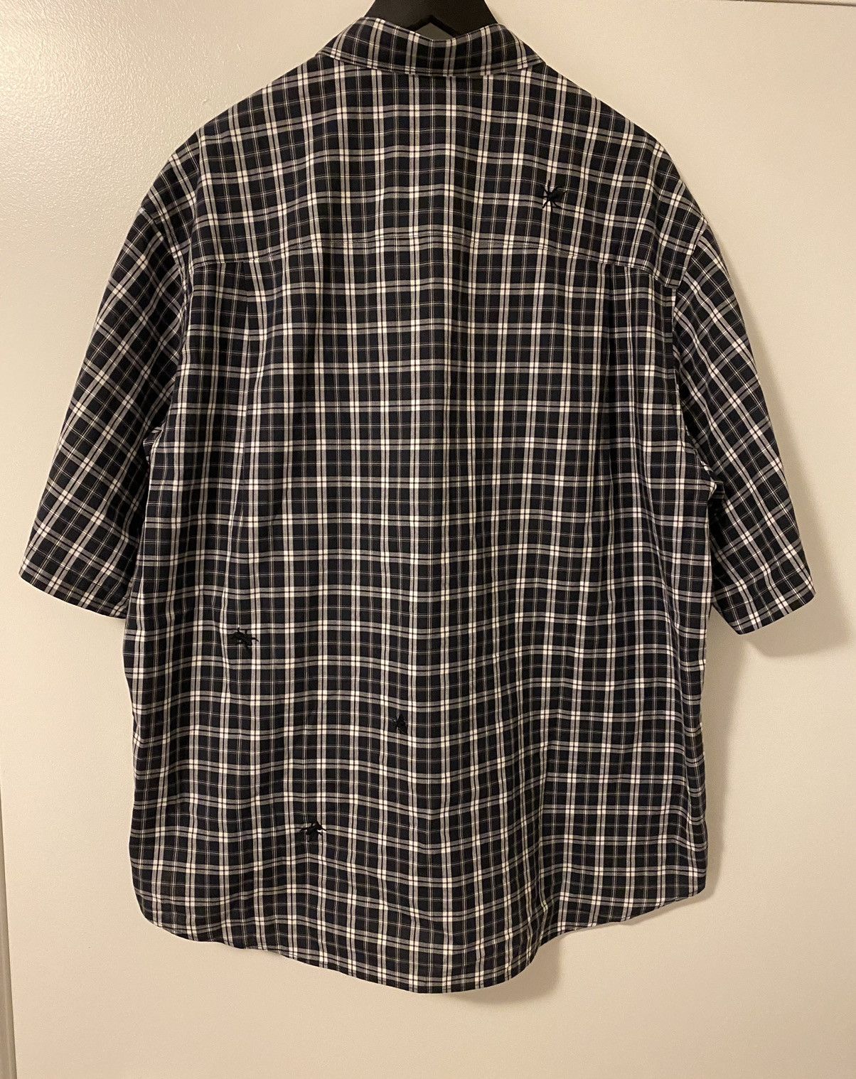Undercover Undercover Navy Check Shirt Sz5 Size US XXL / EU 58 / 5 - 2 Thumbnail