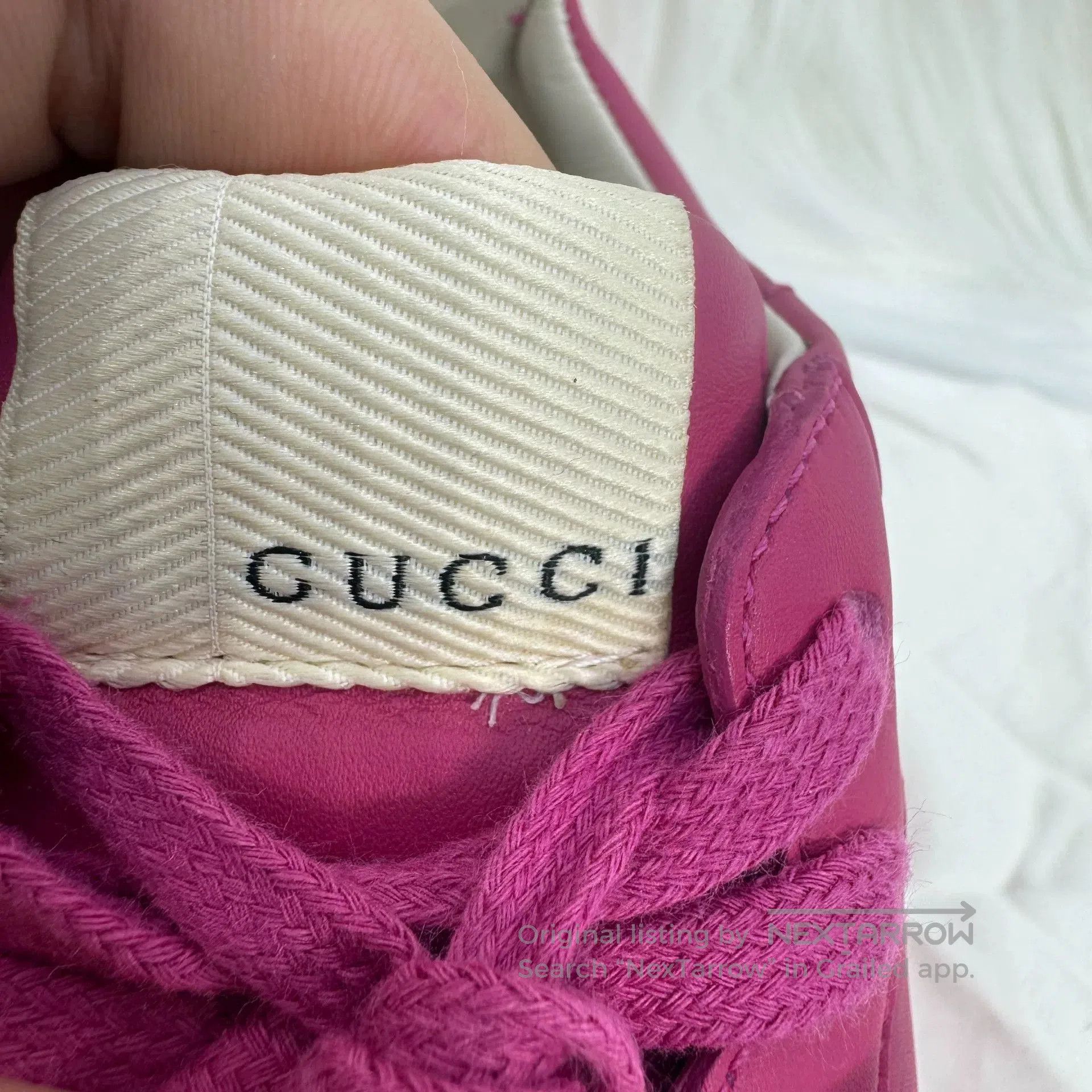 Gucci Gucci Pink Belt Dad Shoes. Size US 5 / IT 35 - 6 Thumbnail