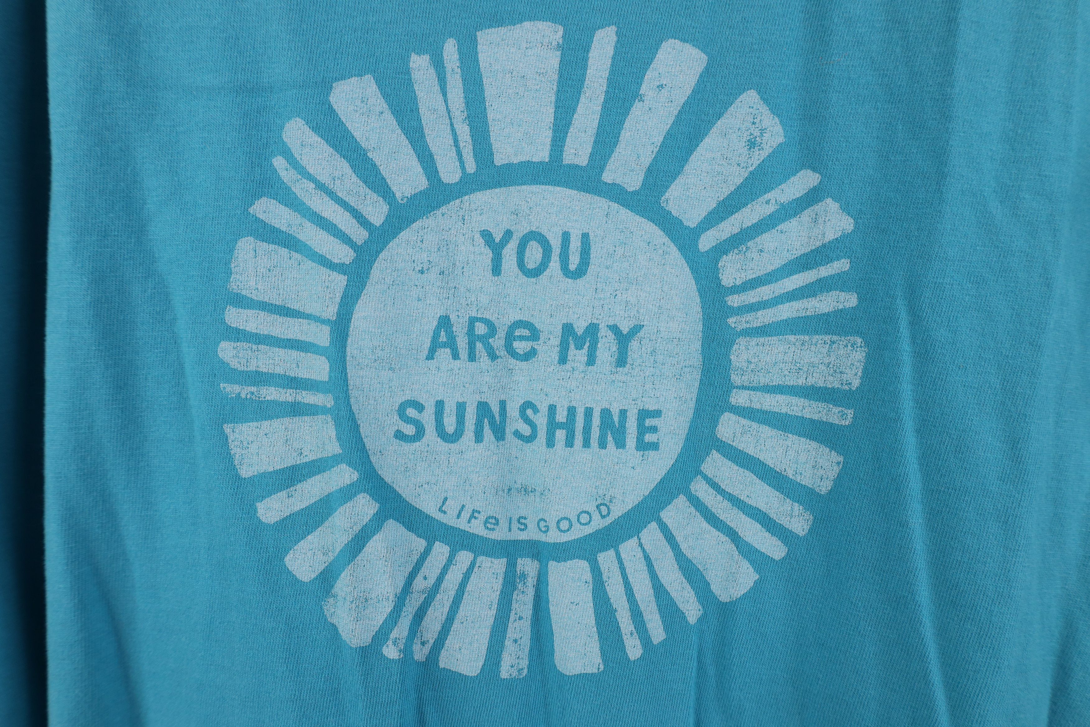 Life is Good Life Is Good Crusher You Are My Sunshine V-Neck T-Shirt Blue Size L / US 10 / IT 46 - 4 Thumbnail