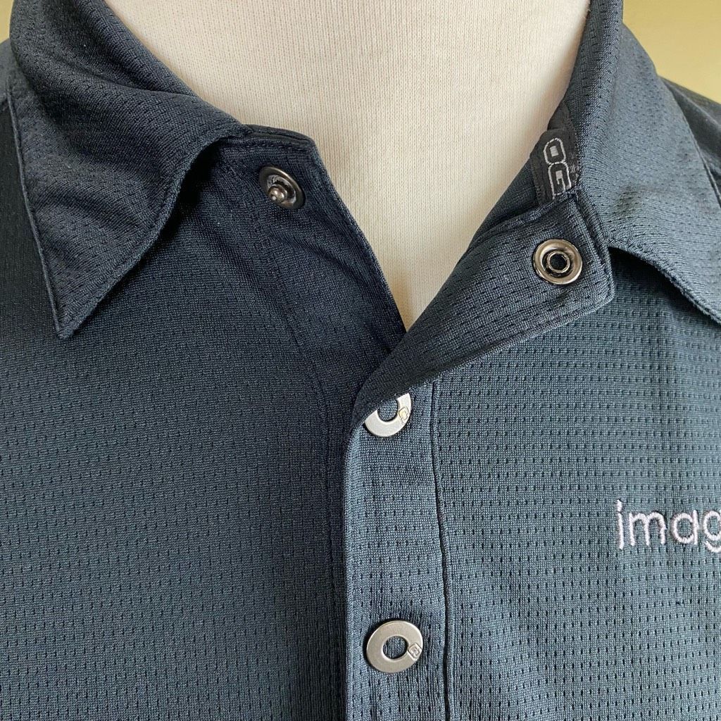 Ogio Ogio men M 3 snap short sleeve black polo Size US M / EU 48-50 / 2 - 3 Thumbnail