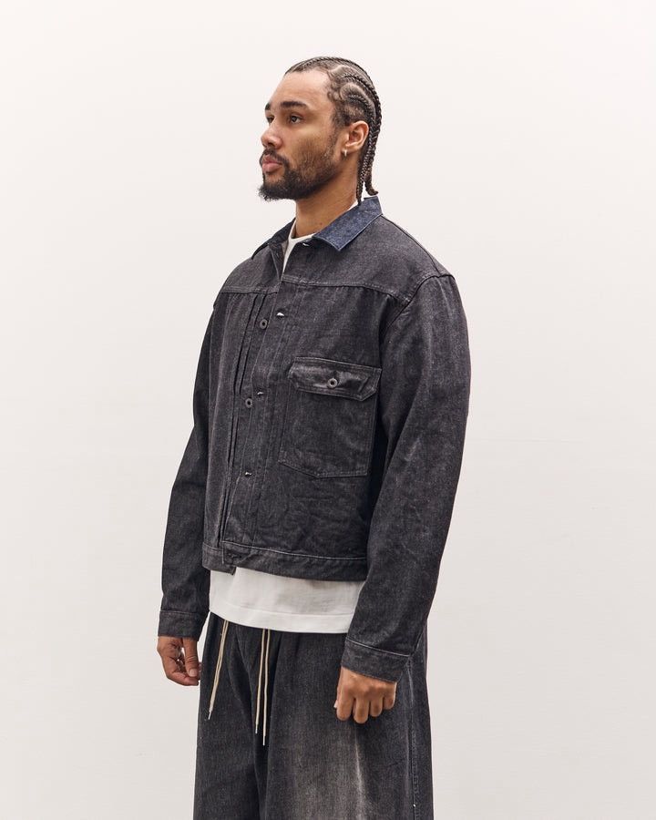 Kapital Kapital 14oz Type 1 Black Denim Jacket Size US L / EU 52-54 / 3 - 5 Thumbnail